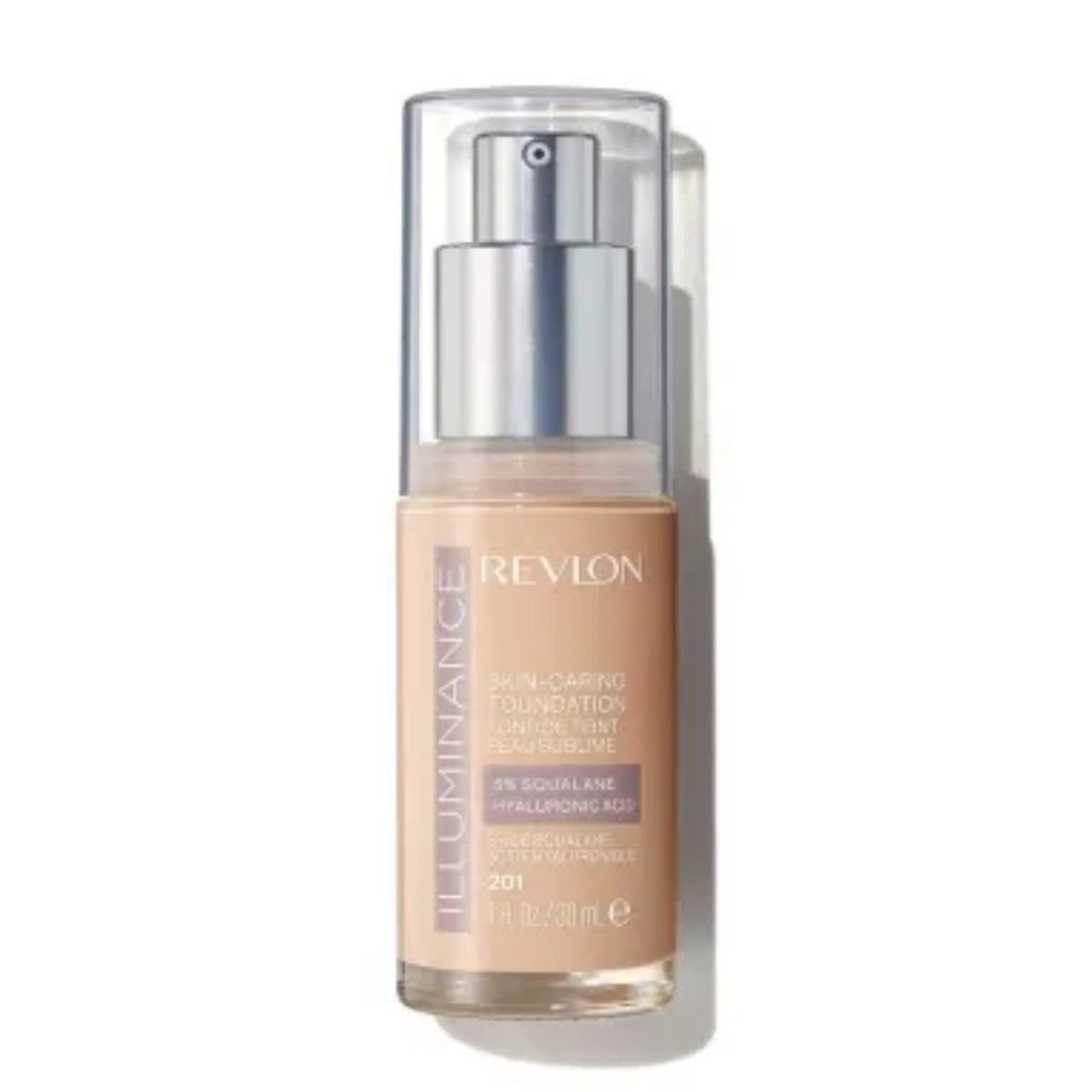 Vista 2 Revlon Base Liquida Illuminance Creamy Natural 201 - 30Ml unico natural unico natural