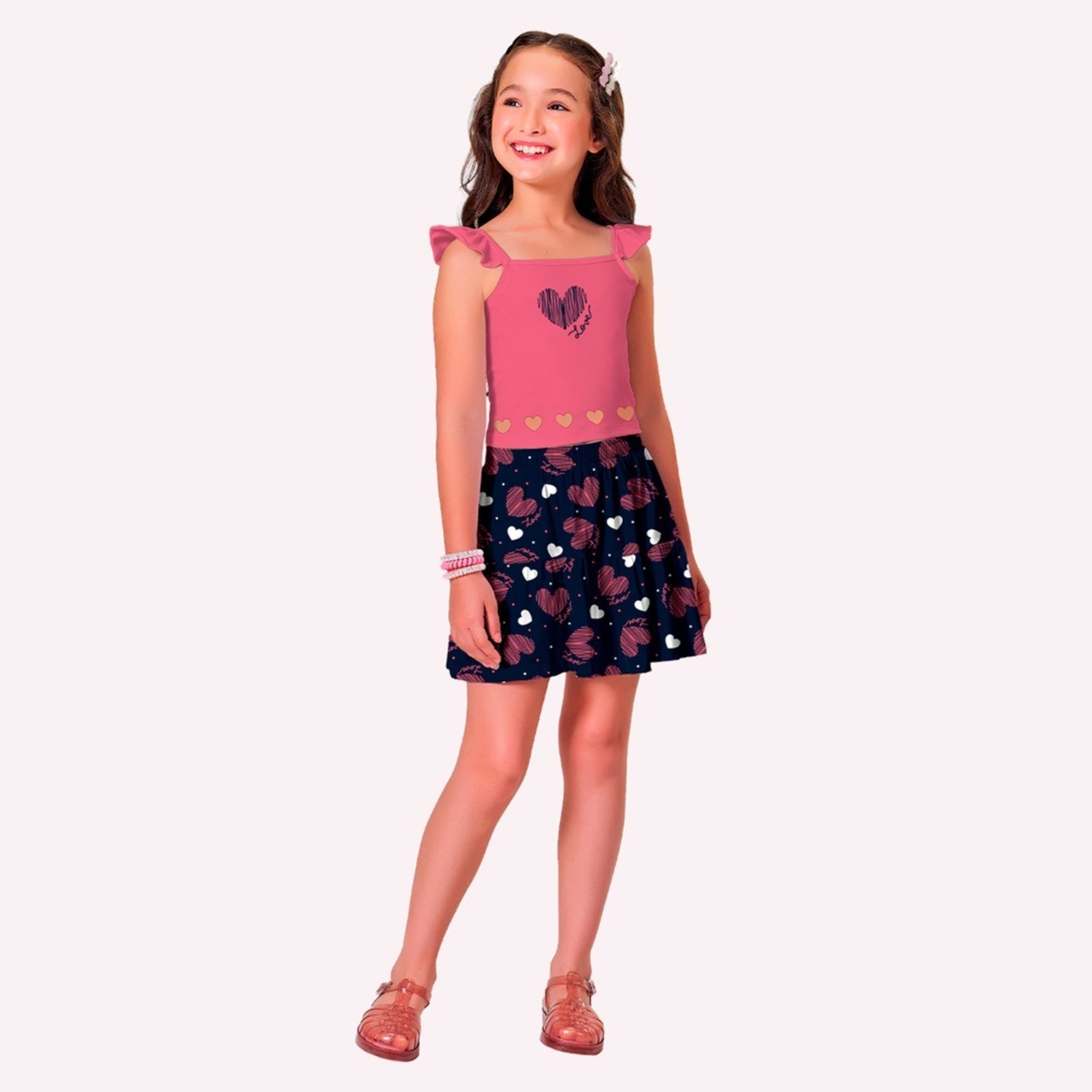 Infantil - Conjunto Menina com Corte a Laser Kyly