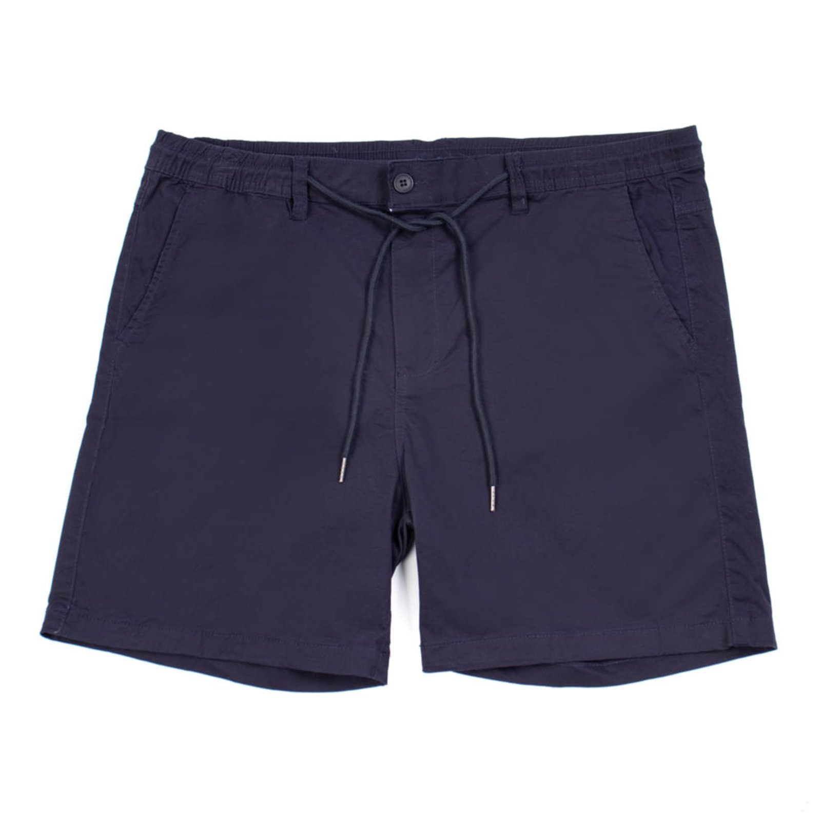 Bermuda Masculina Delkor Plus Size Sarja Reta Marinho