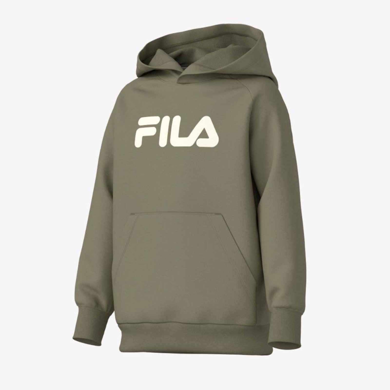 Casaco Com Capuz Fila Canguru Letter B. Juvenil Incolor