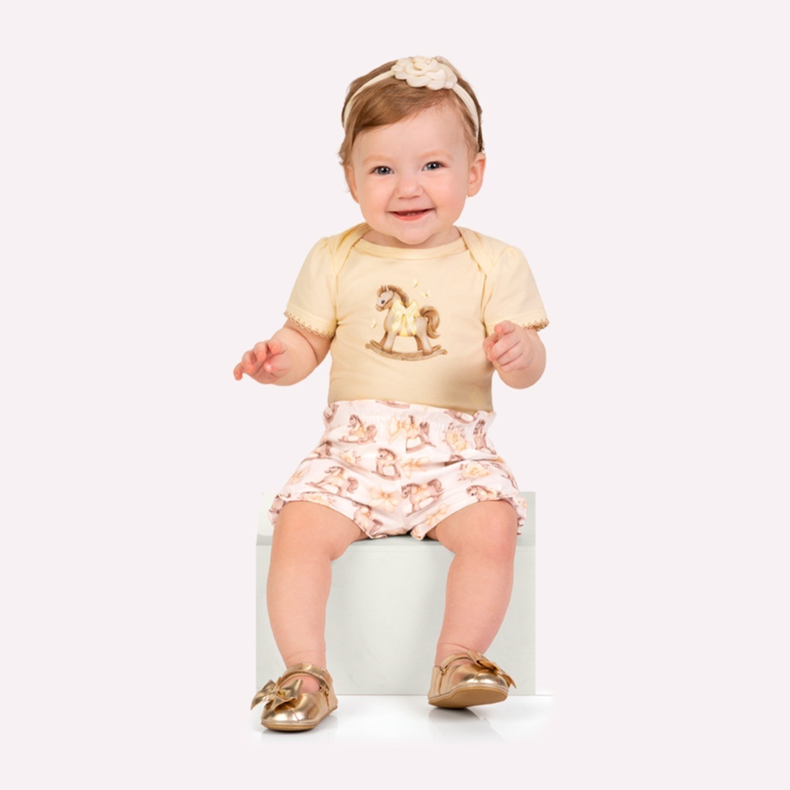 Infantil - Conjunto Menina Cavalinho Milon