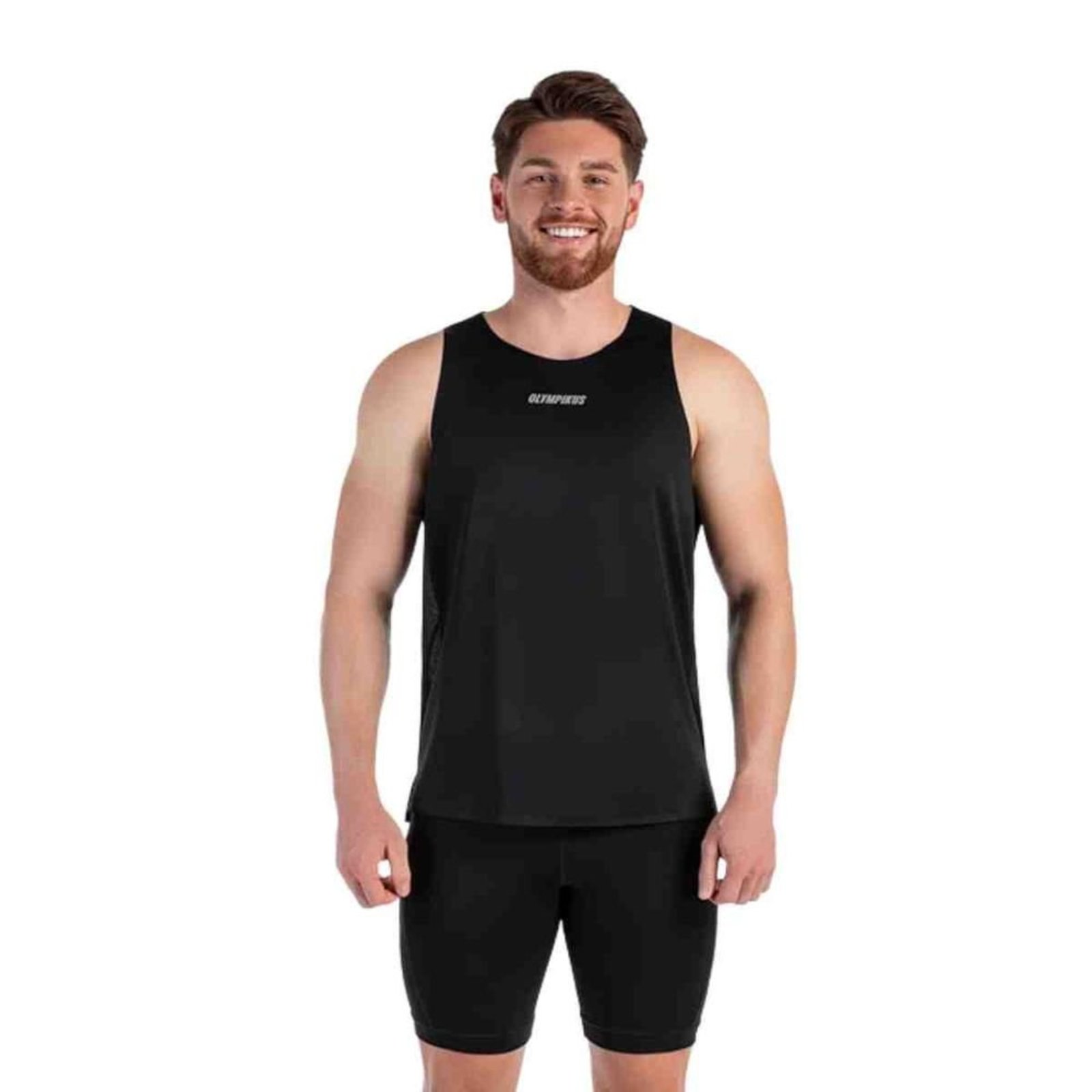 Camiseta Masculina Regata Olympikus Runner 2.0 Preta