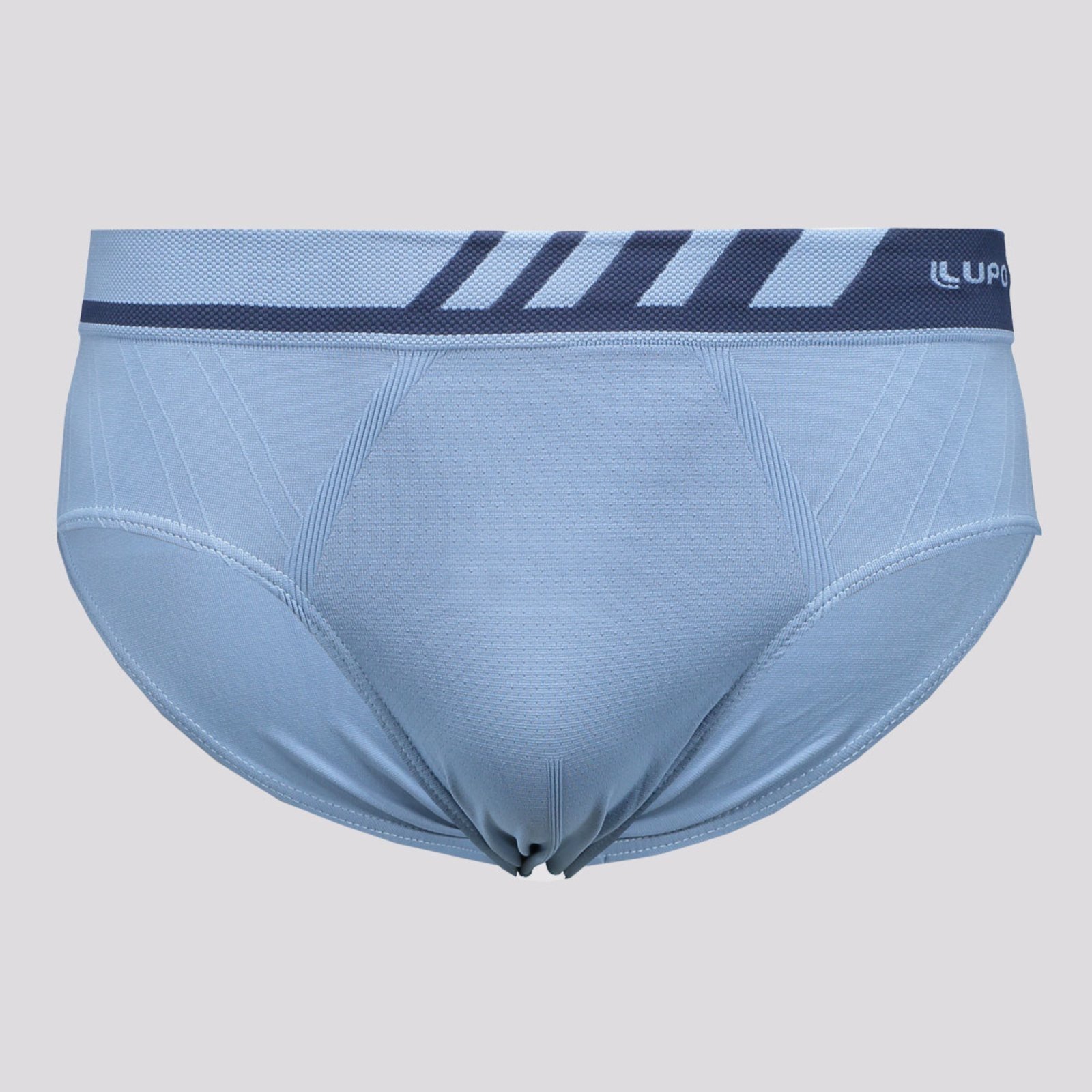 Cueca Slip Lupo Microfibra Azul