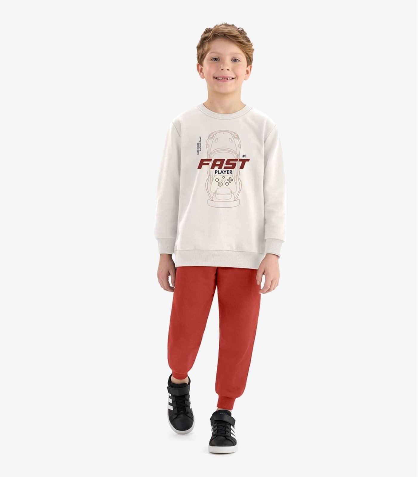 Infantil - Kit Conjunto Blusão Com Calça Rovi Bege