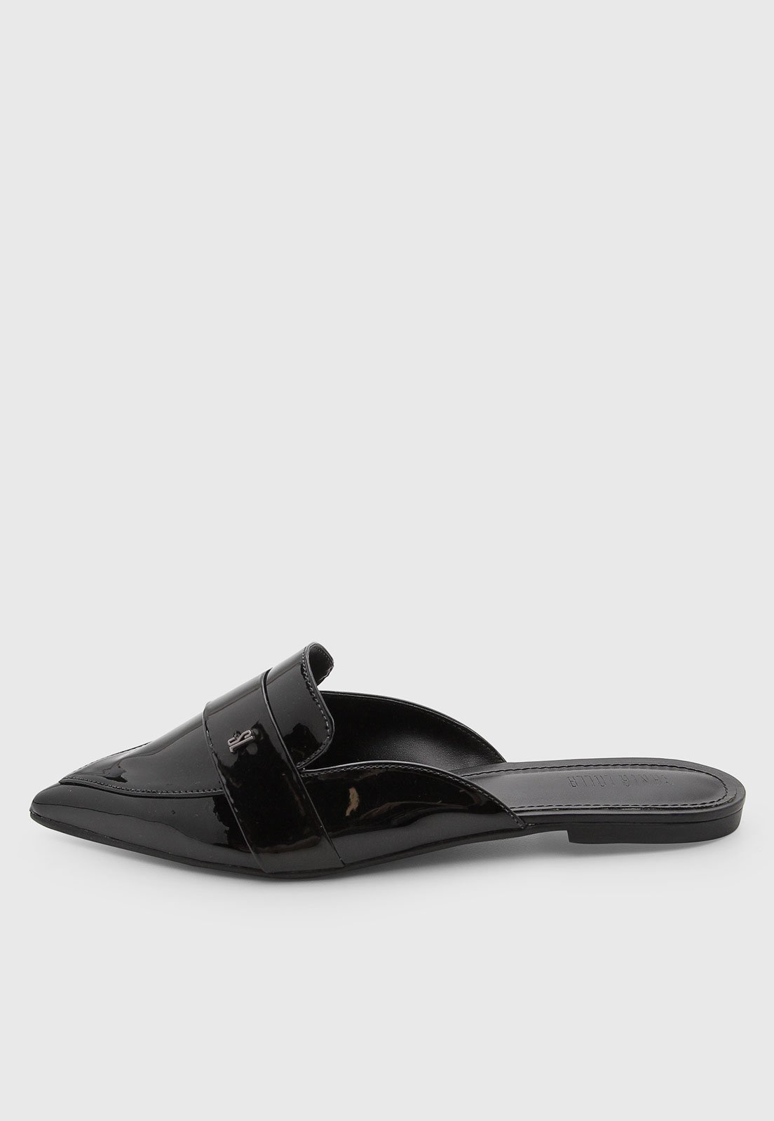 Sapatilha Feminina Santa Lolla Mule Bico Fino Preta