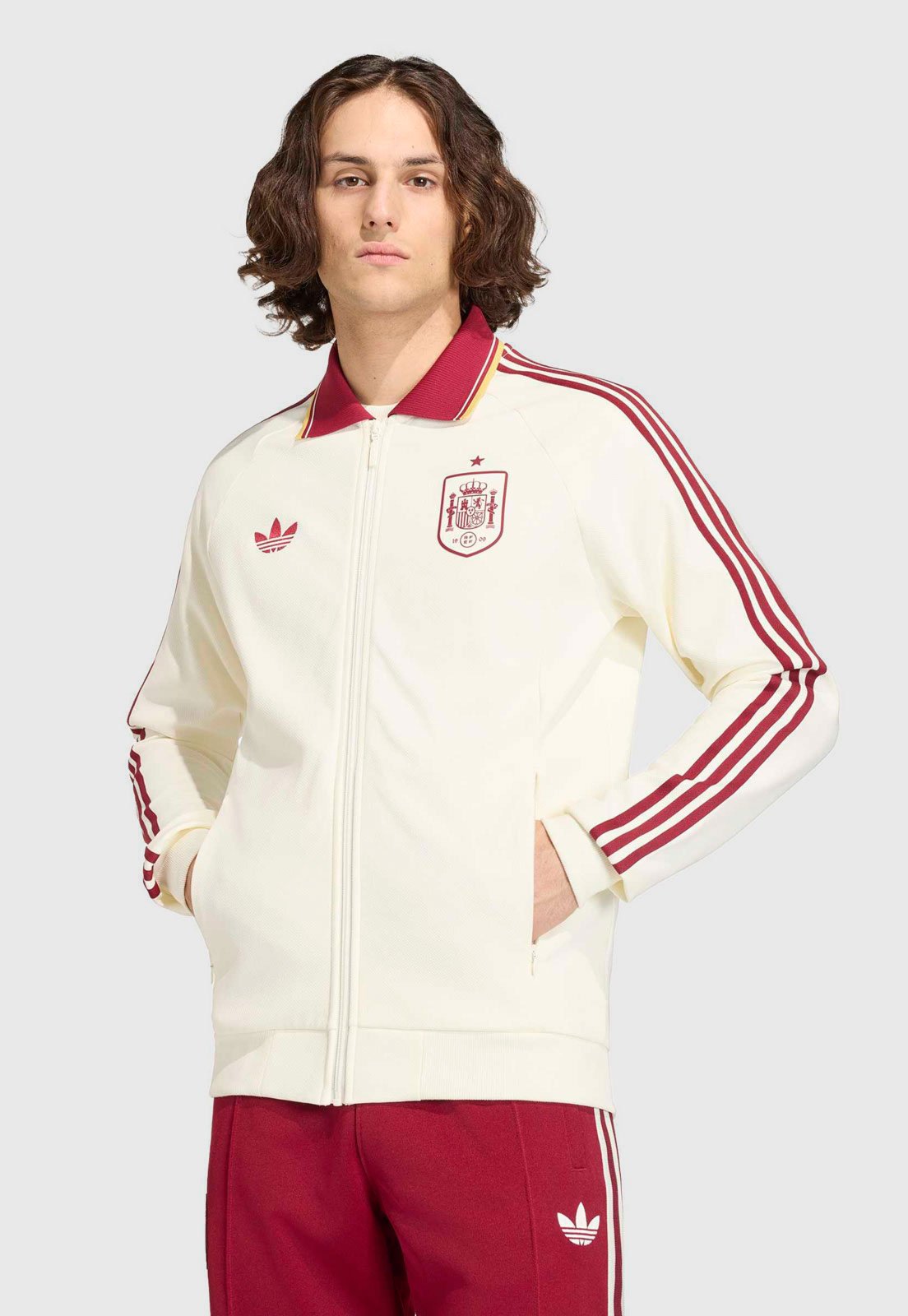 Jaqueta Masculina adidas Originals Hino OG Espanha II Branca