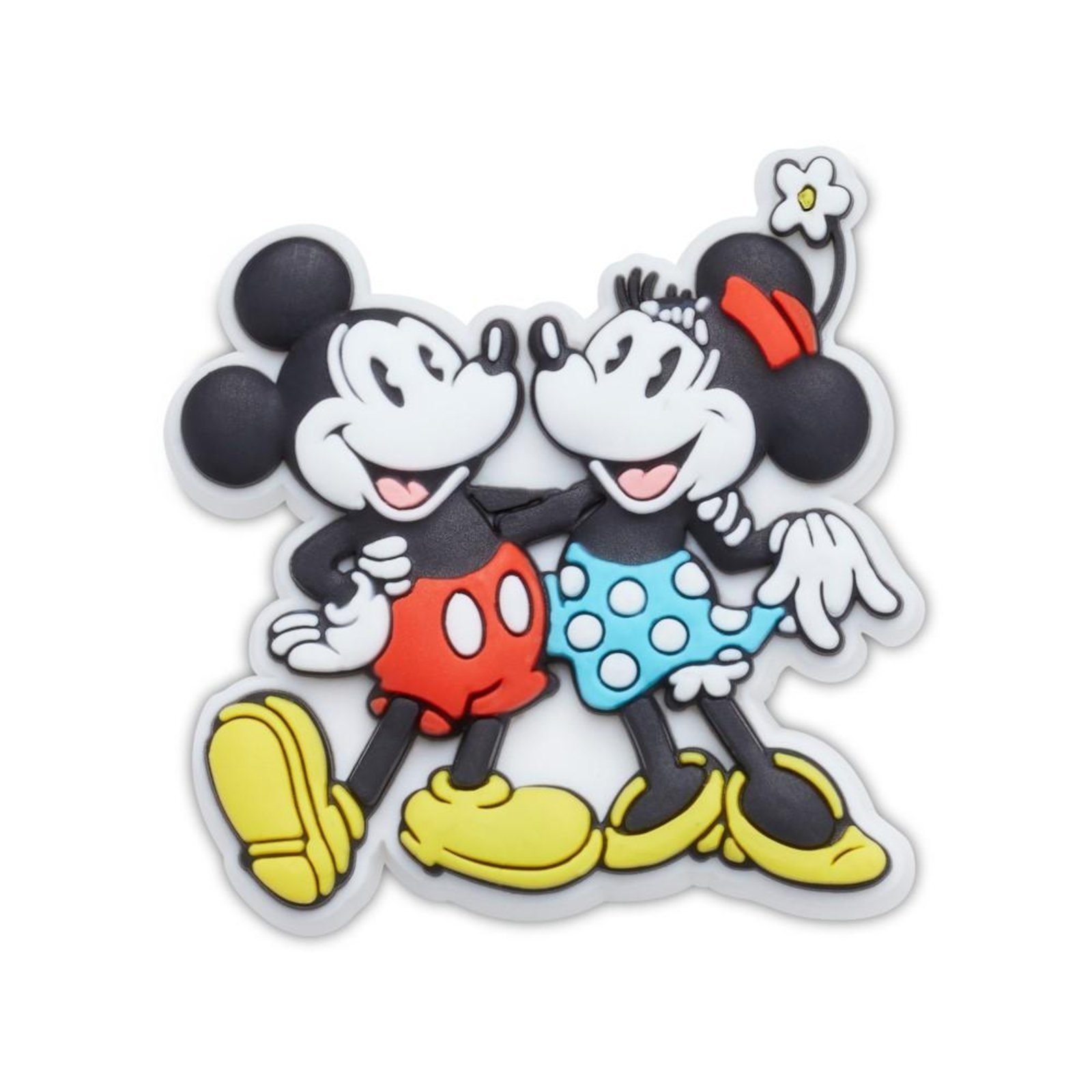 Vista 2 Infantil - Jibbitz™ Mickey e Minnie Crocs branco