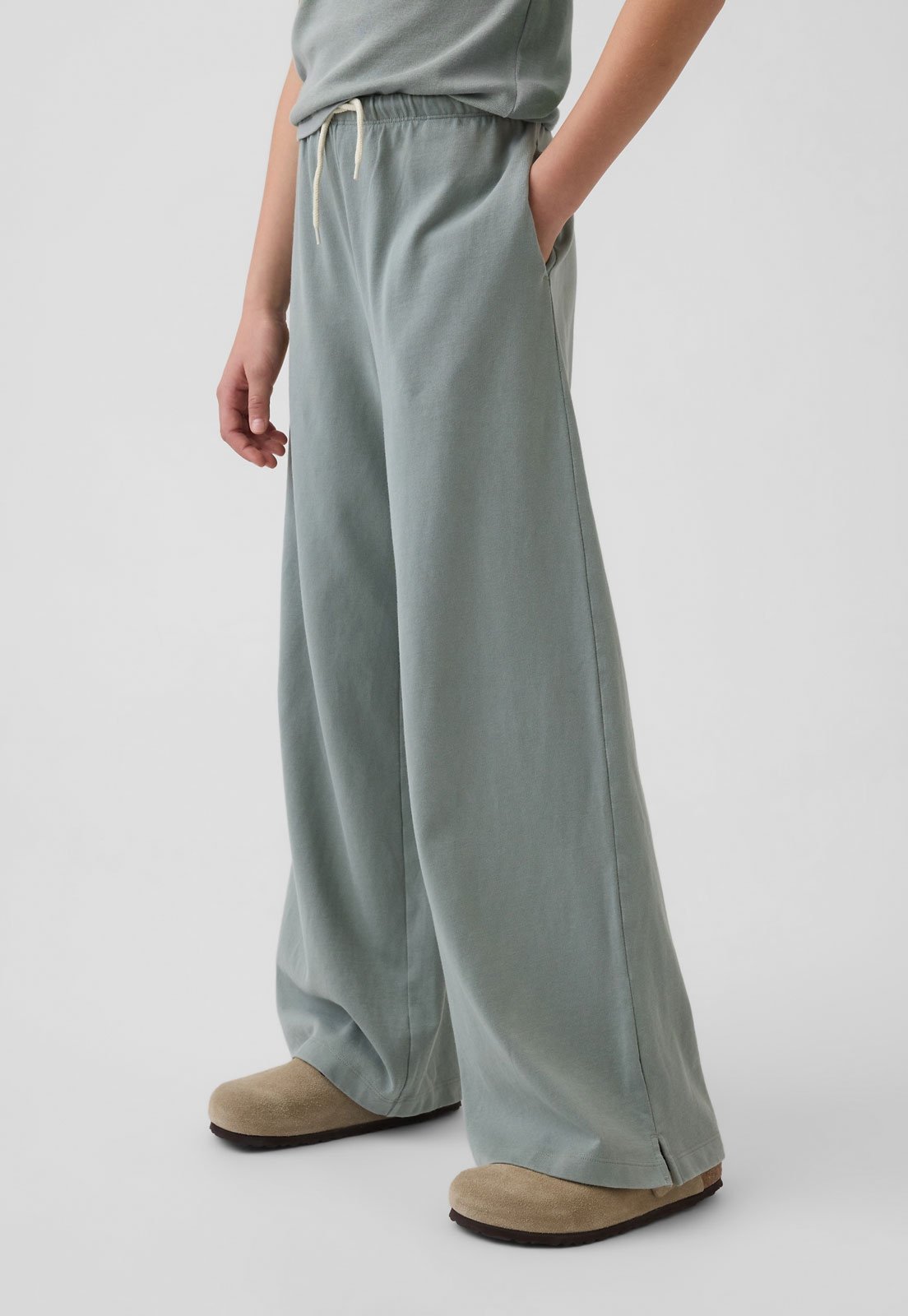 Infantil - Calça GAP Wide Leg Verde Claro