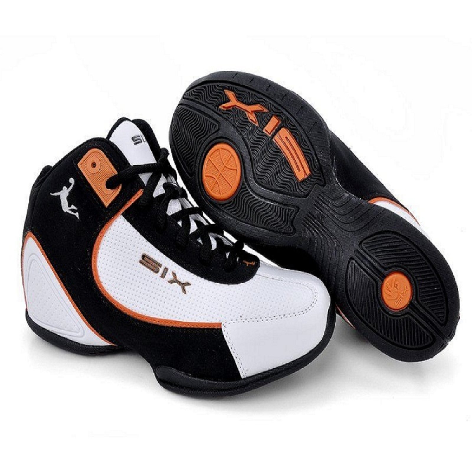 Vista 2 Tênis Basquete Masculino Charge Six Street branco/preto Six Street branco/preto