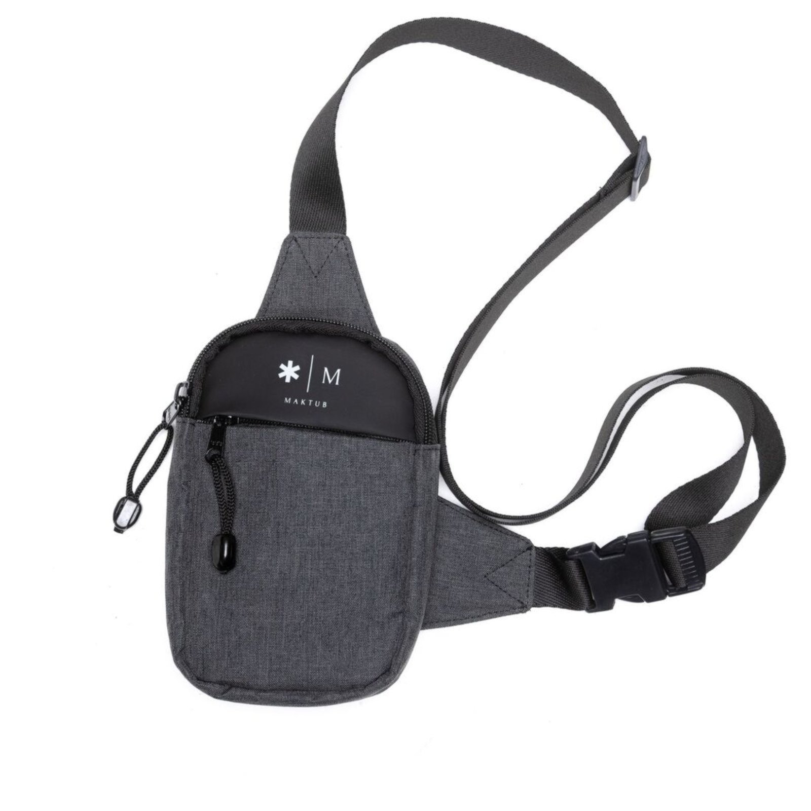 Vista 3 Maktub Shoulder Bag Bolsa Tiracolo Pochete Ombro Bolsa Transversal MAKTUB STYLE preto MAKTUB STYLE preto