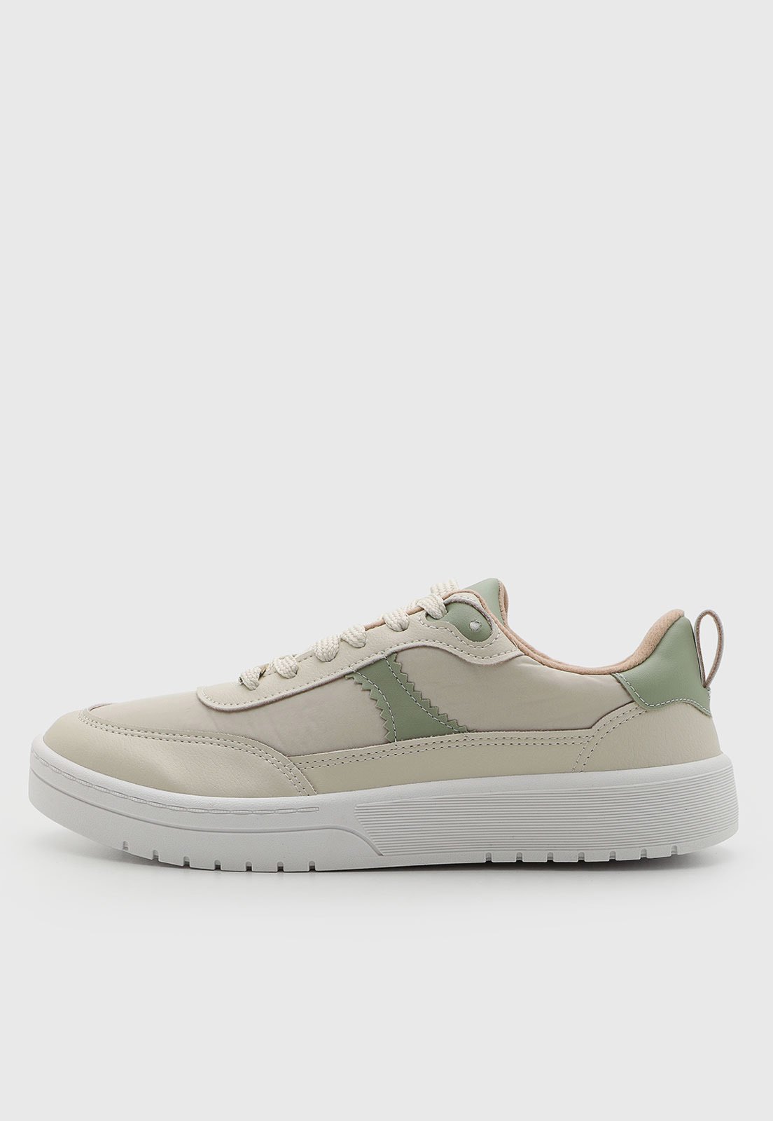 Tênis Feminino Moleca Cadarço Branco