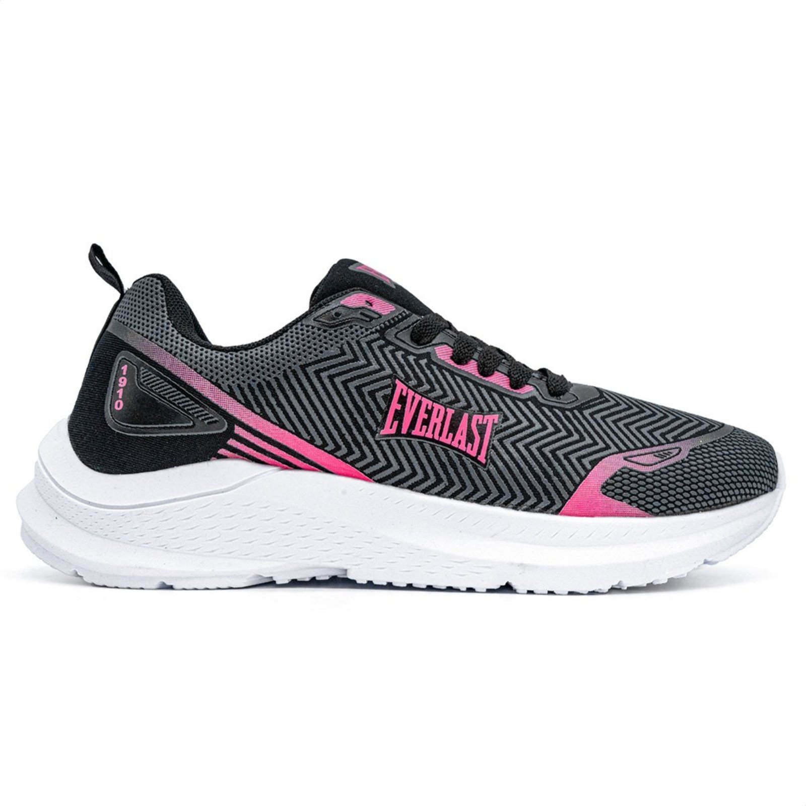Tênis Everlast Trace Unissex Preto Rosa