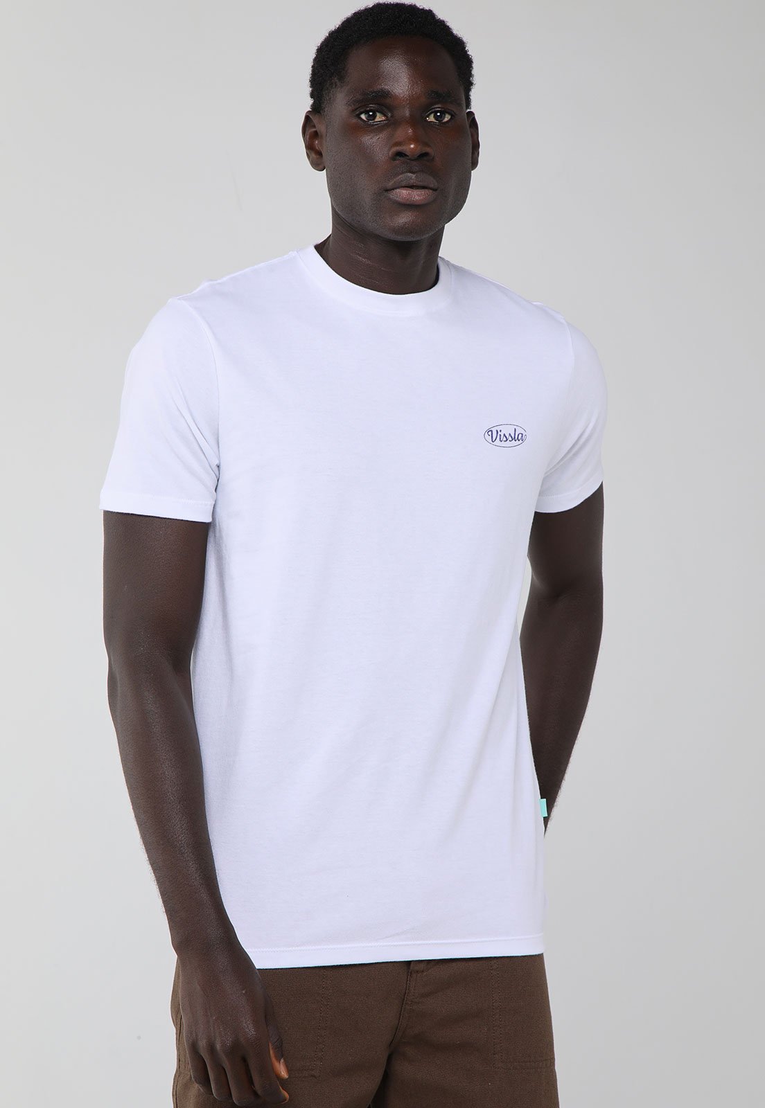 Camiseta Masculina Vissla Silk Shred Services Branca