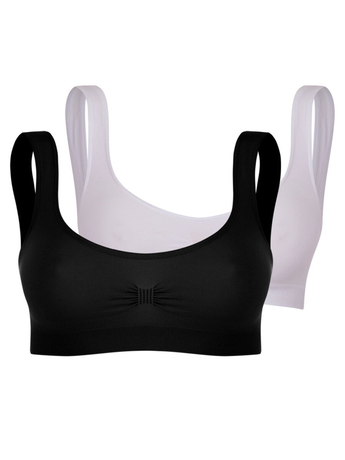 Kit com 2 Tops sem Aro e sem Bojo Trifil 0901 Preto