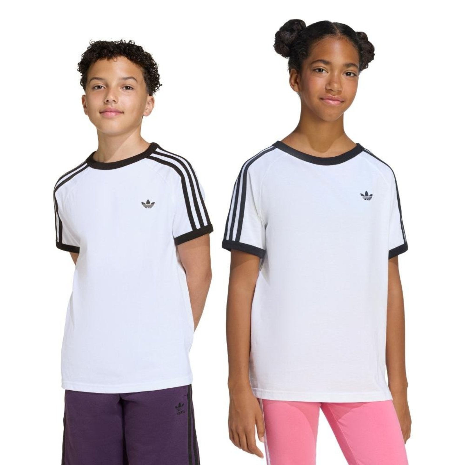 Infantil - CAMISETA TRÊS LISTRAS adidas Originals Branco
