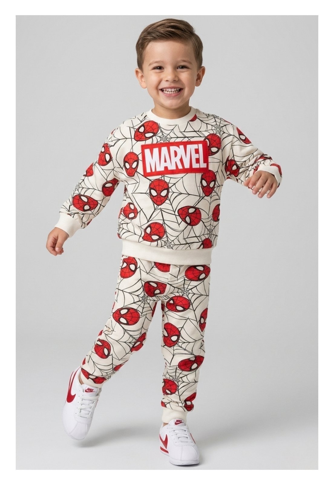 Infantil - Conjunto Marvel Homem Aranha Oversized