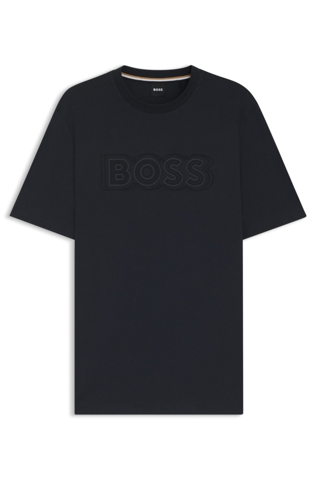Camiseta Em Jersey De Algodão Com Arte De Logo