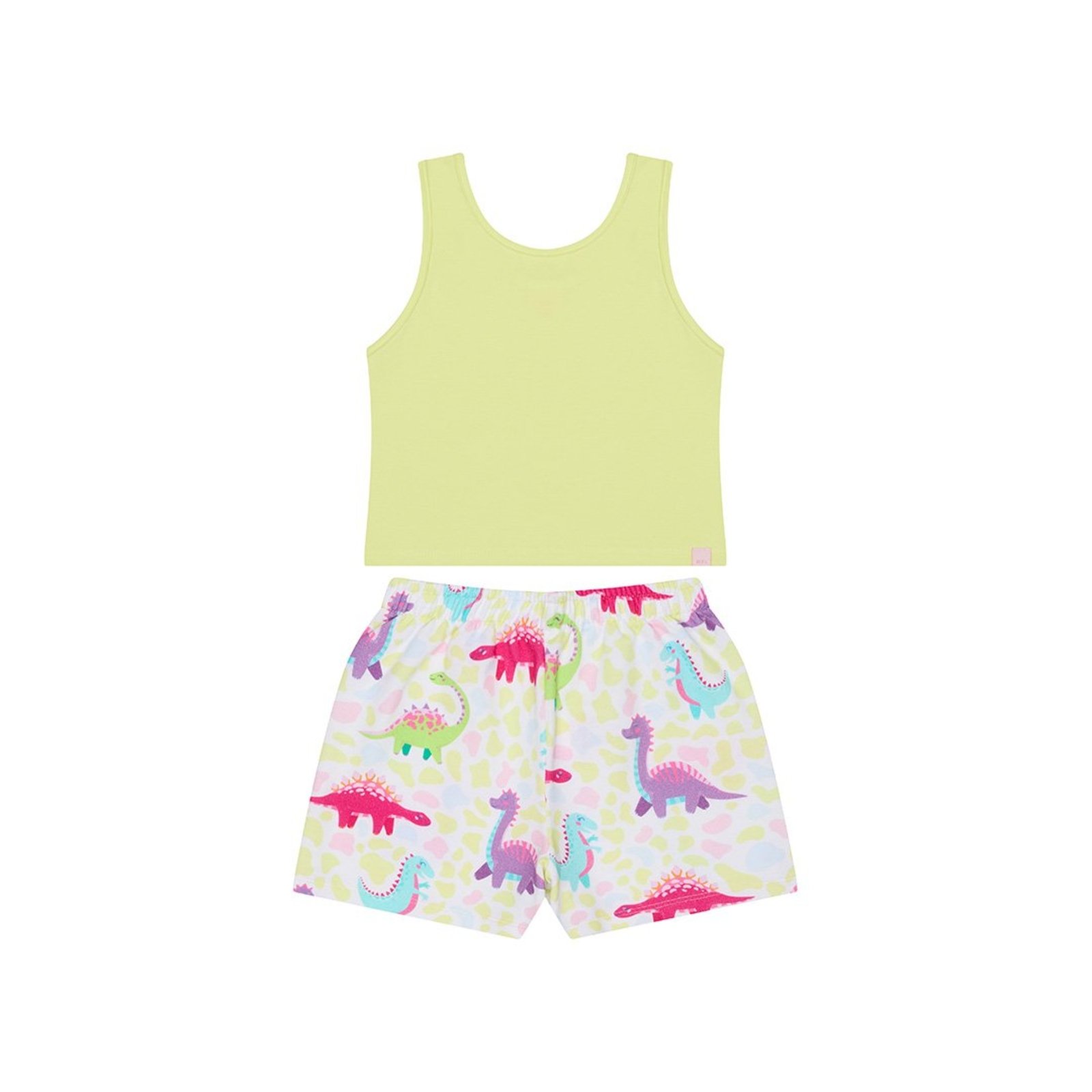 Infantil - Conjunto Curto Dino Menina Marisol