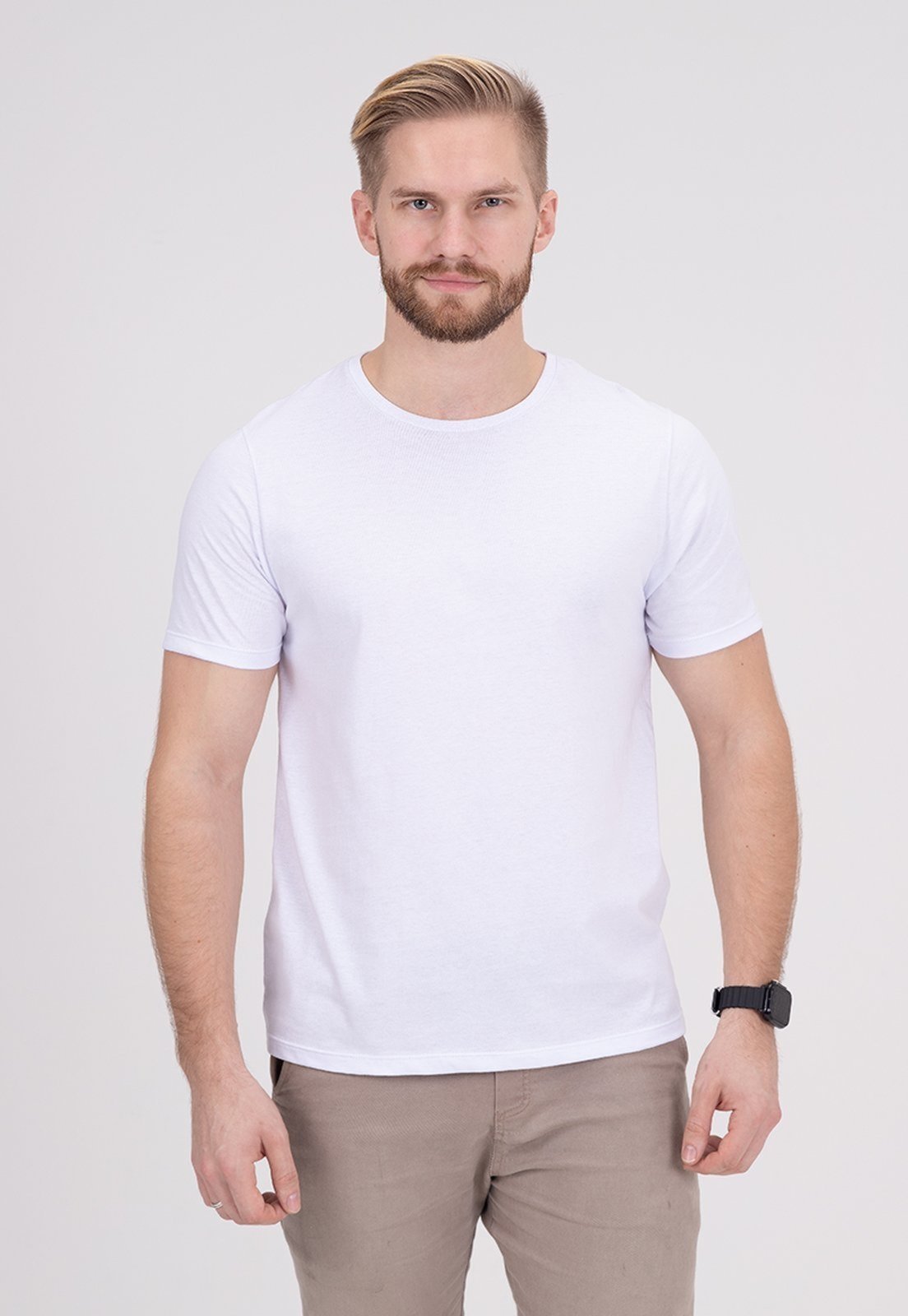 Camiseta Adulto Básica Branco