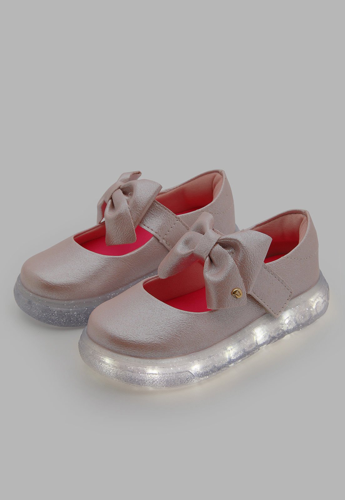 Infantil - Sapatilha Pampili Laço Luz Preta