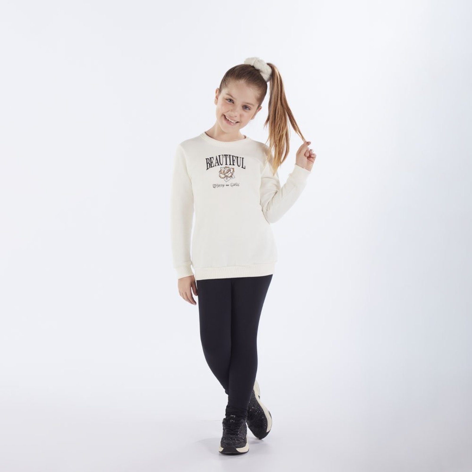 Infantil - Conjunto Menina - Bege - 52838-1271