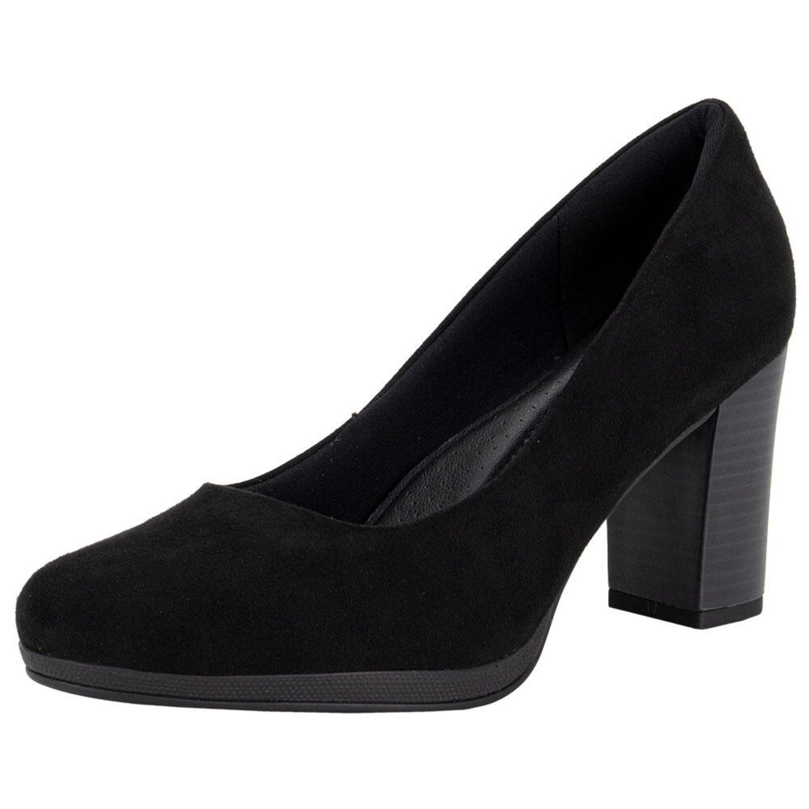 Sapato Feminino Salto Grosso Piccadilly 130185 B0080185 Preto