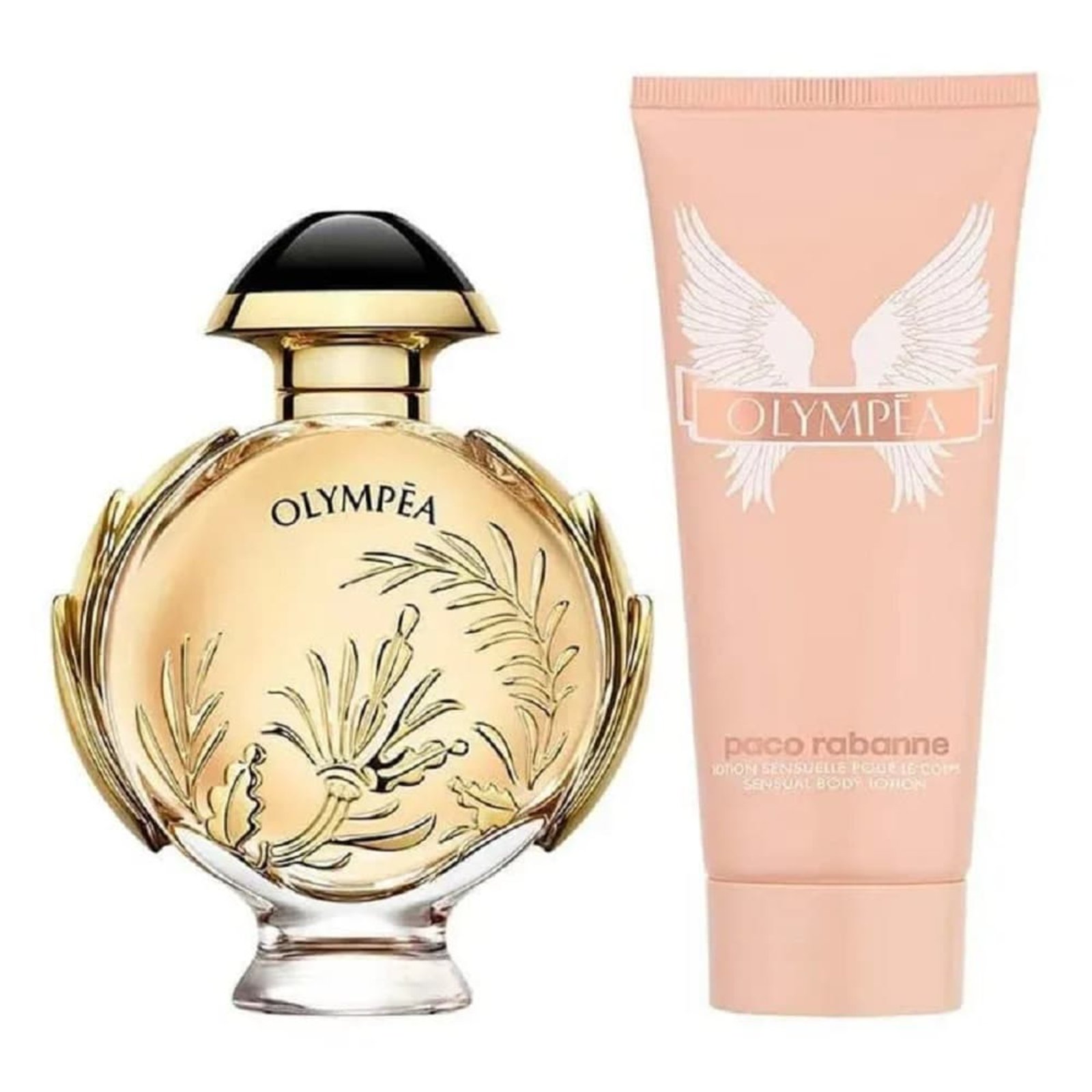 Kit Perfume Olympea Solar Eau De Parfum Feminino Paco Rabanne 80ml + Loção Corporal 100ml