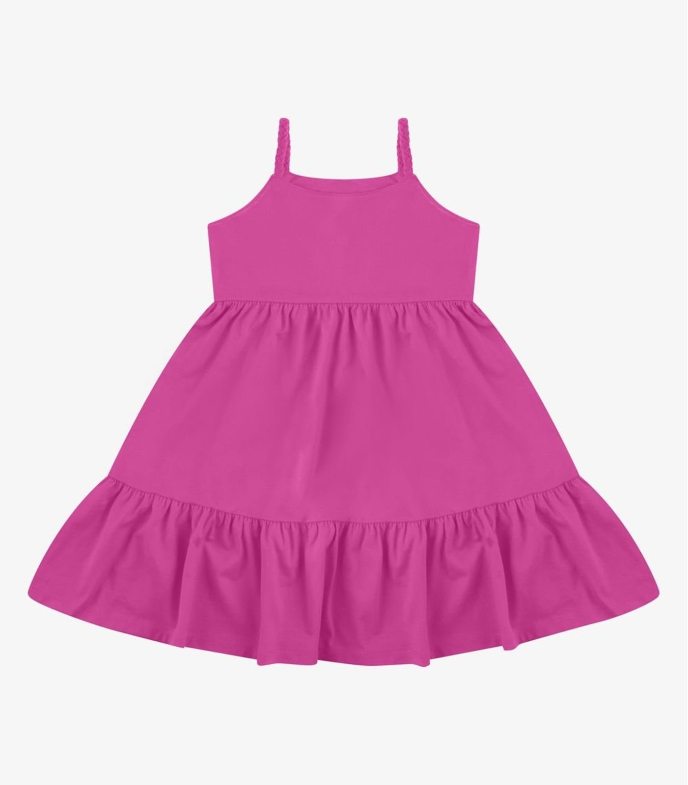 Infantil - Vestido Meia Malha Rovi Rosa