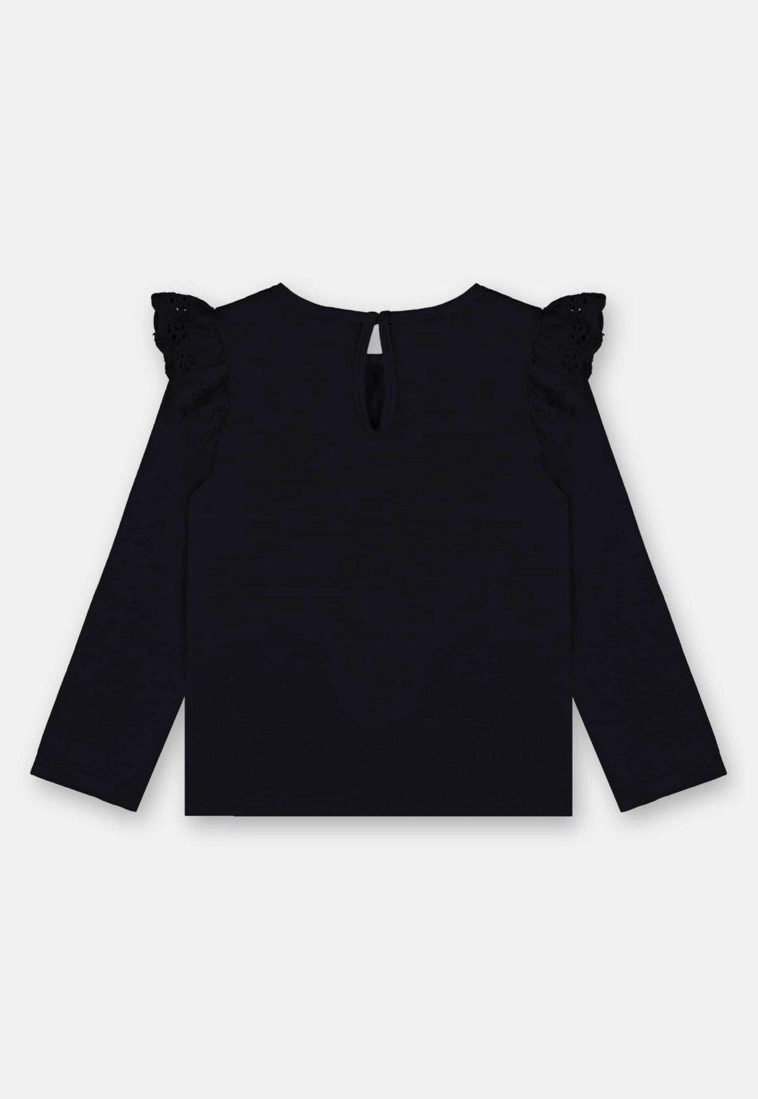 Vista 3 Infantil - Blusa Básica Feminino Up Baby preto Up Baby preto