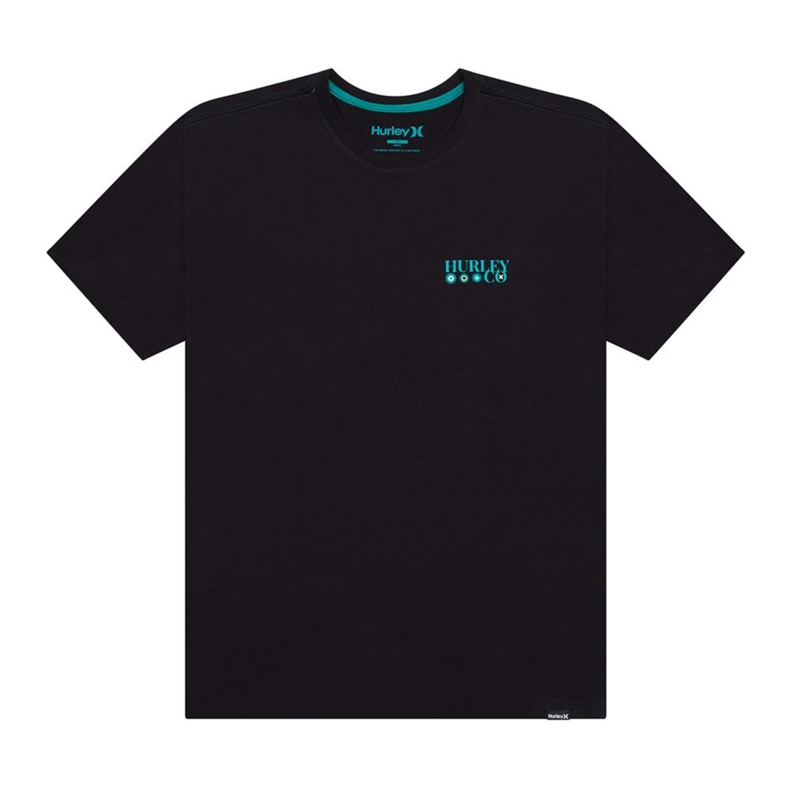 Camiseta Hurley Simple SM26 Masculina Preto