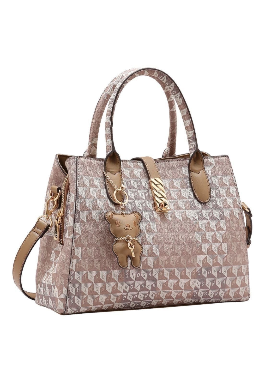 Bolsa Feminina Chenson Tridimensional 3485423 Bege