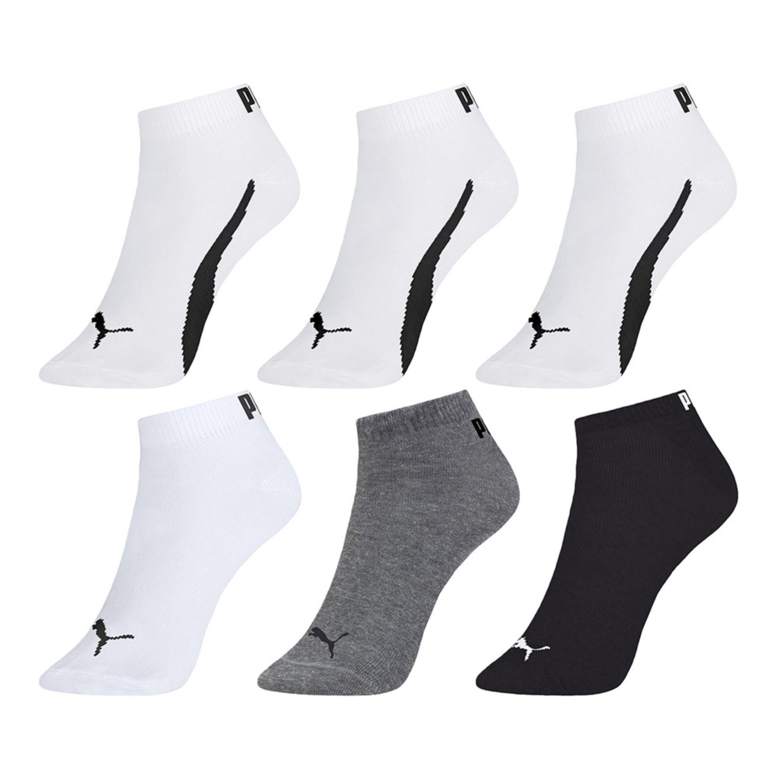 Kit 6 Pares de Meias Puma Sapatilha Esportiva Masculino