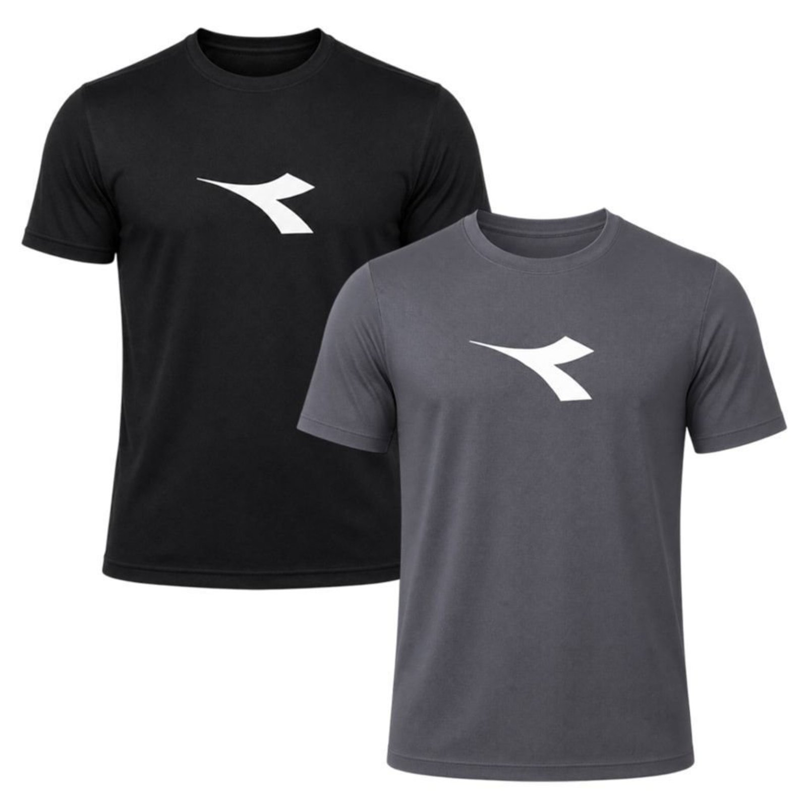 Kit 2 Camisetas Diadora Big Logo Masculino - Cinza - Diadora