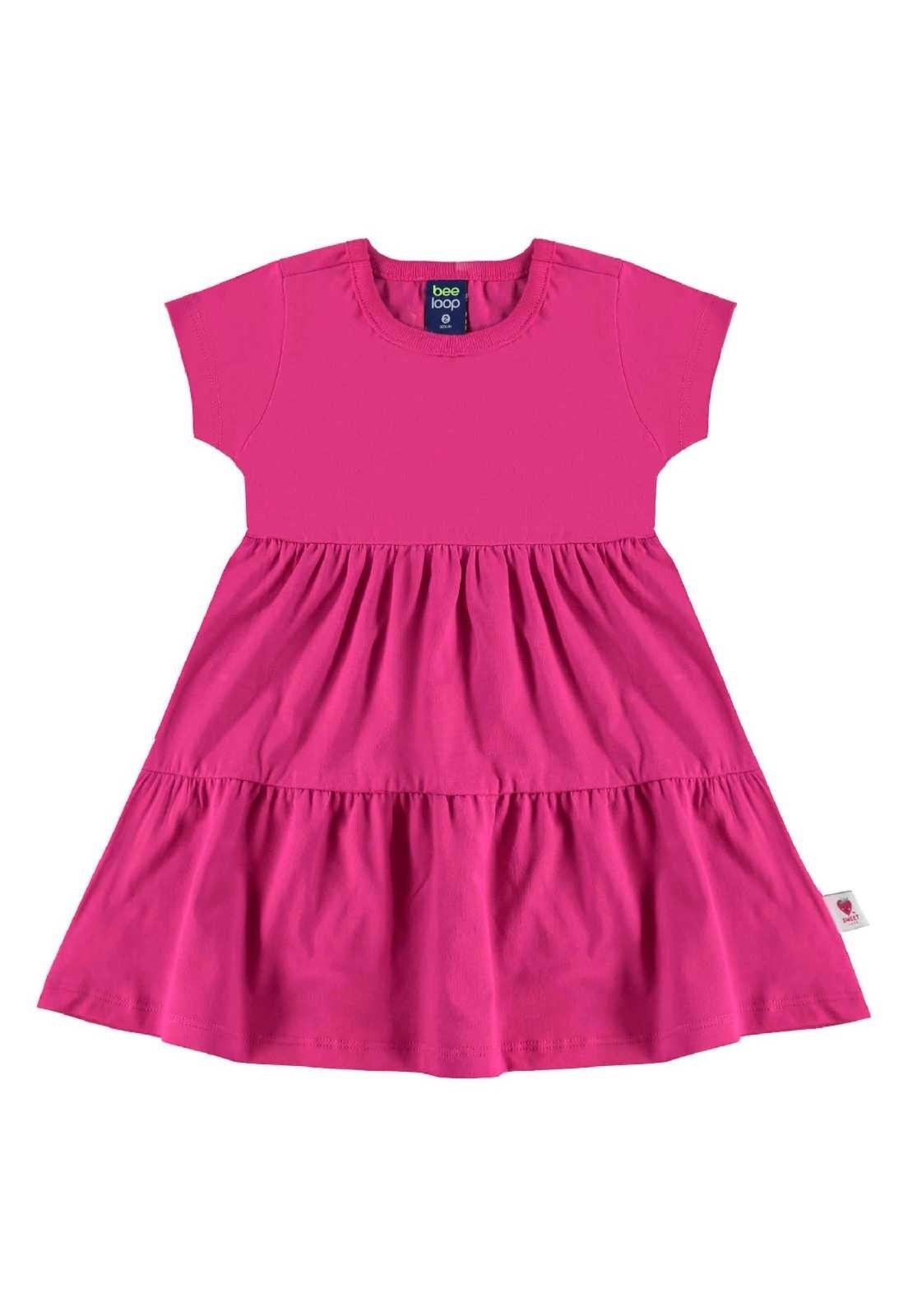 Vista 2 Infantil - Vestido em Algodão Bee Loop Bee Loop verde