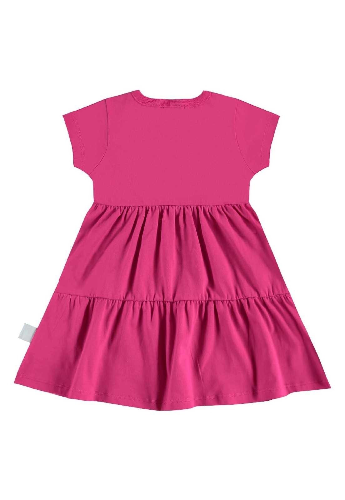 Vista 3 Infantil - Vestido em Algodão Bee Loop Bee Loop verde