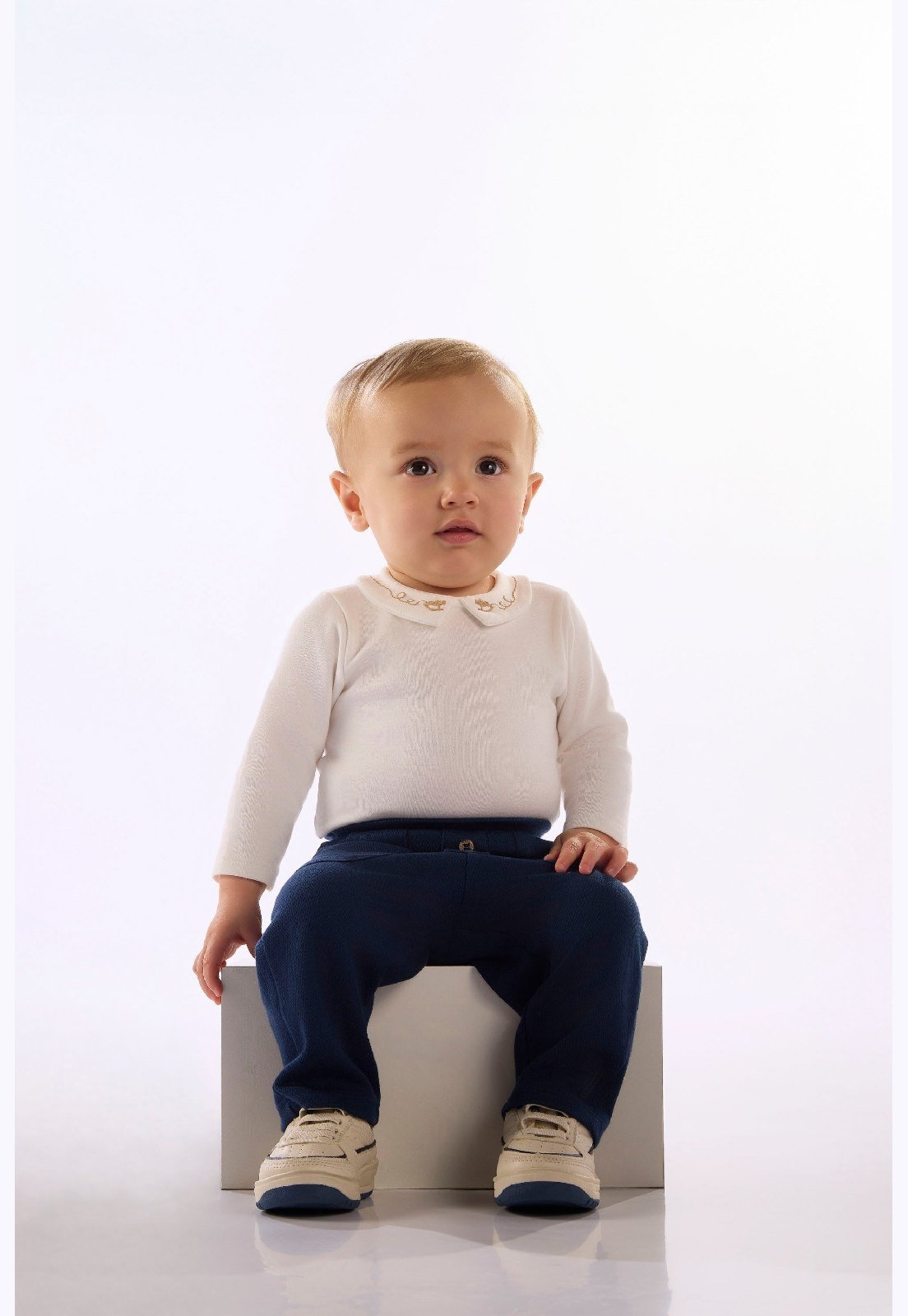 Infantil - Body Suedine Bordado Up Baby Branco