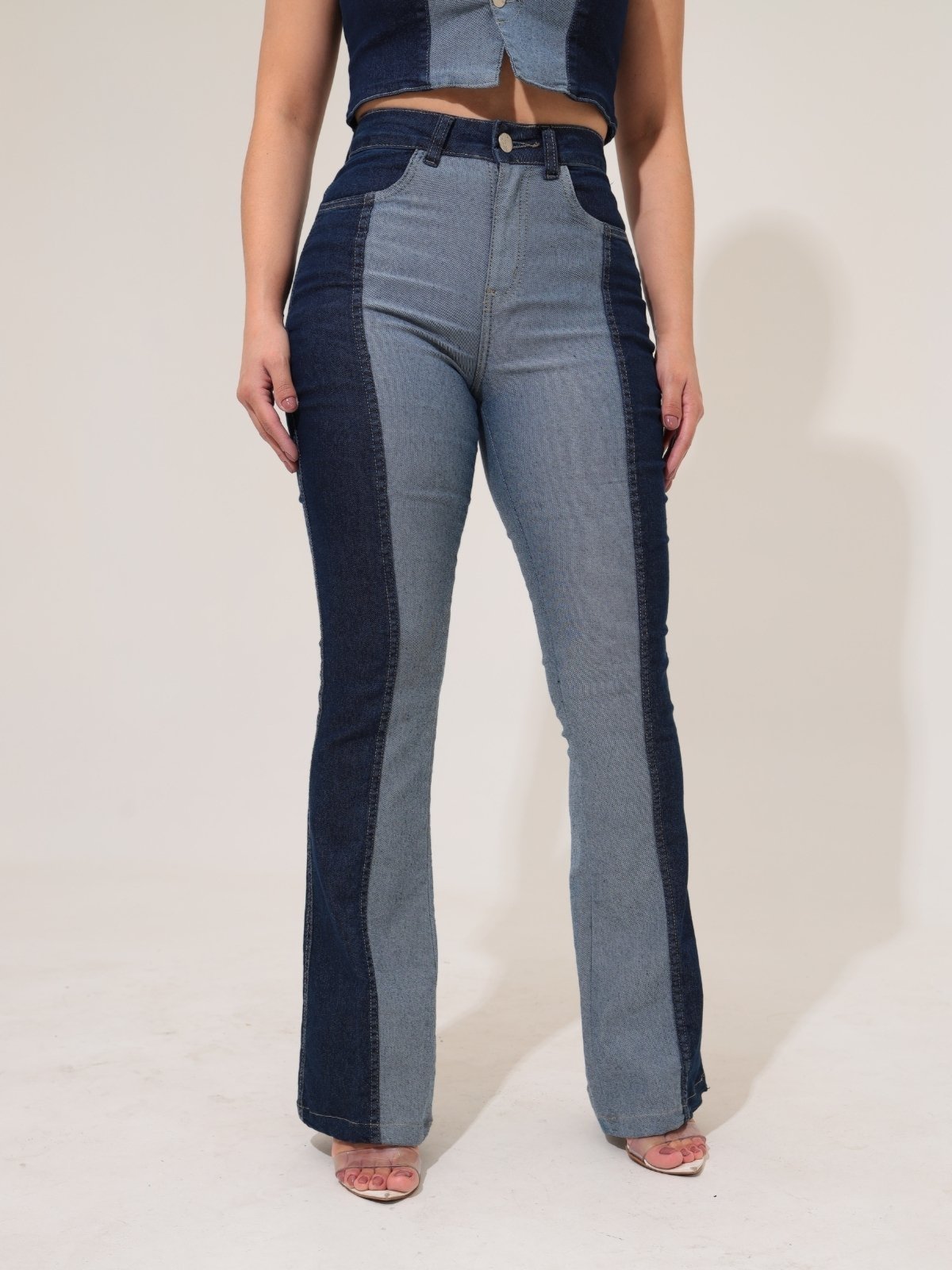 Calça Feminina Jeans Elastano Flare – Razon Jeans azul