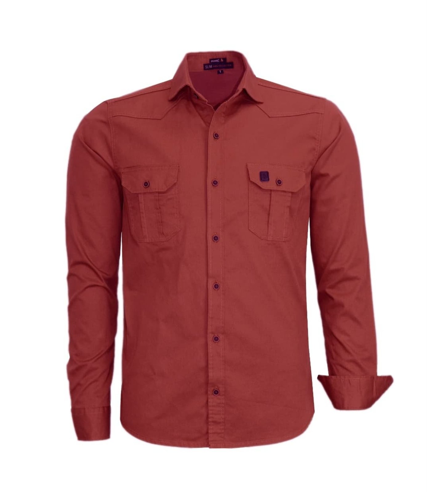 Camisa Estilo Militar Amil Scorpion Slim 2 Bolsos M/Longa Lançamento Luxo Telha
