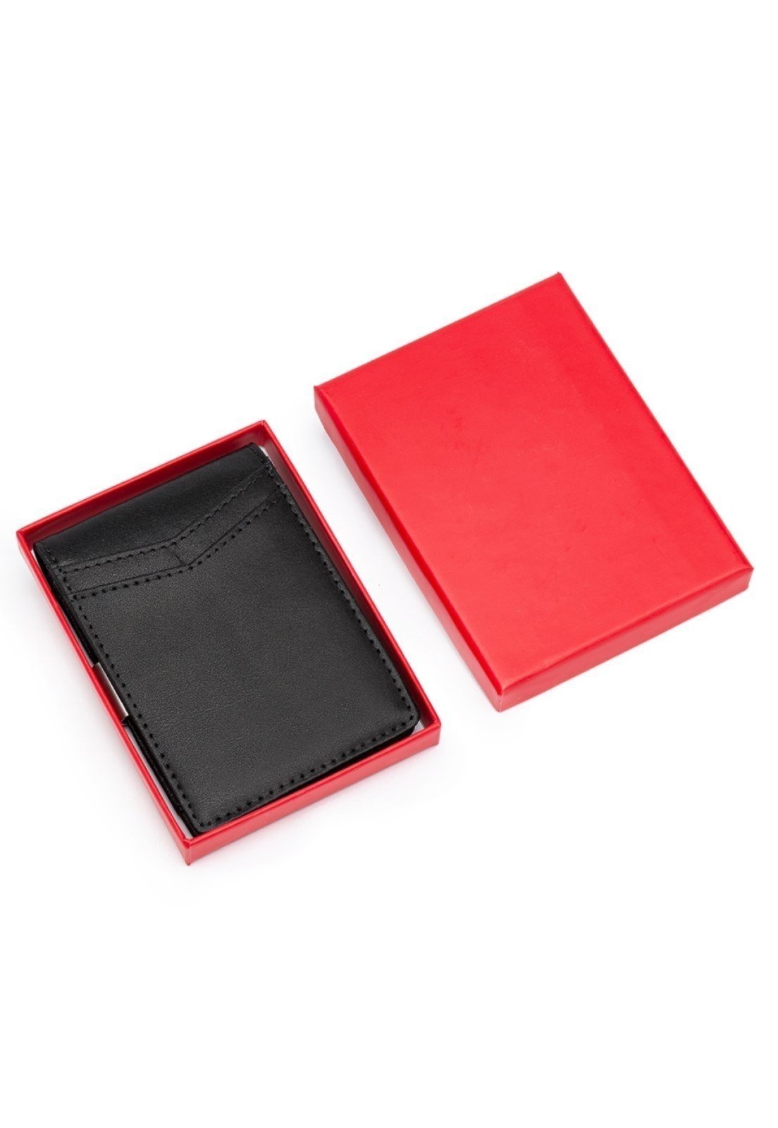 Vista 3 Carteira de Bolso Masculina Casual PU Porta Cartão Crossgear Original preto Crossgear preto
