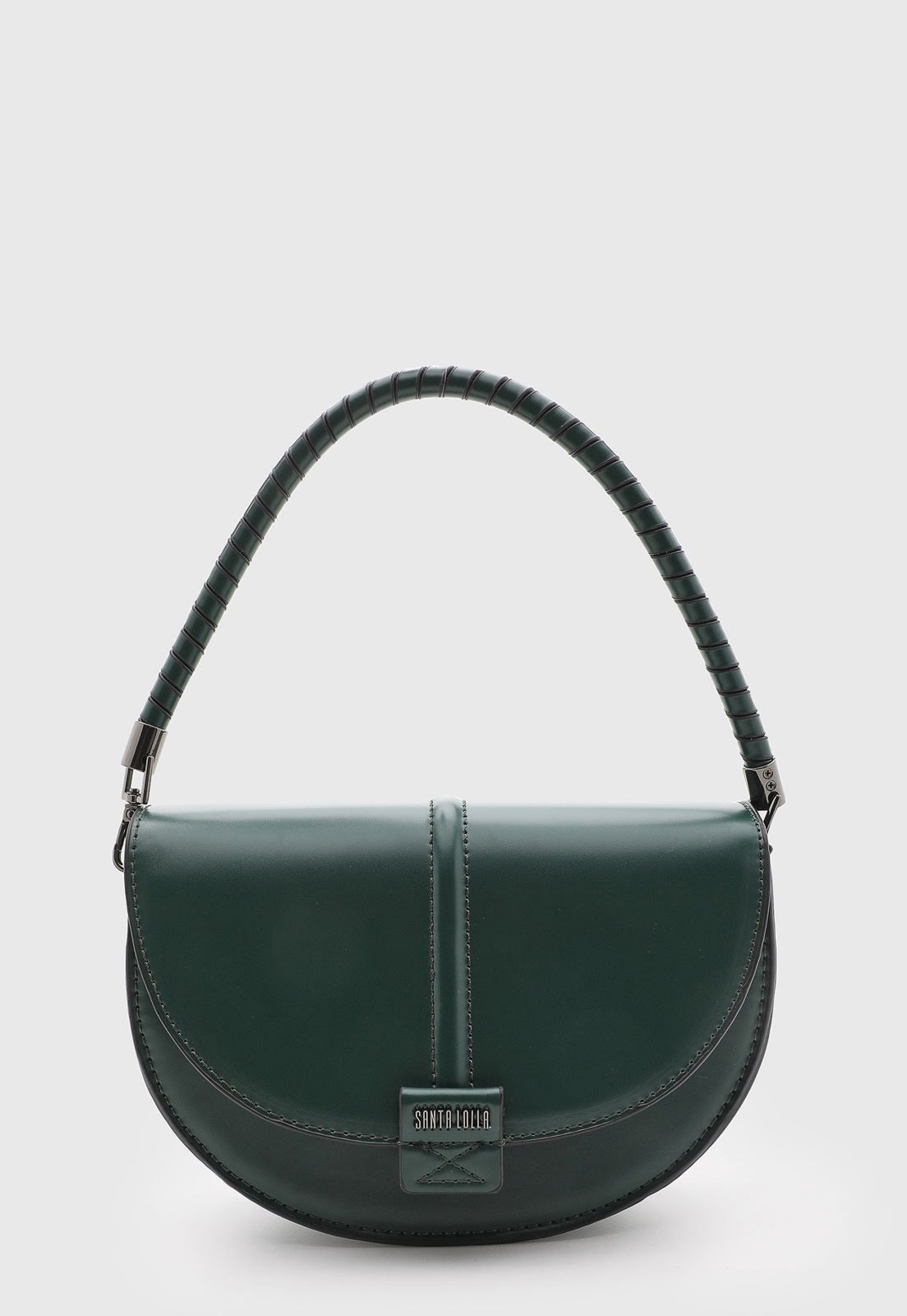 Bolsa Feminina Santa Lolla Média Meia-lua Verde