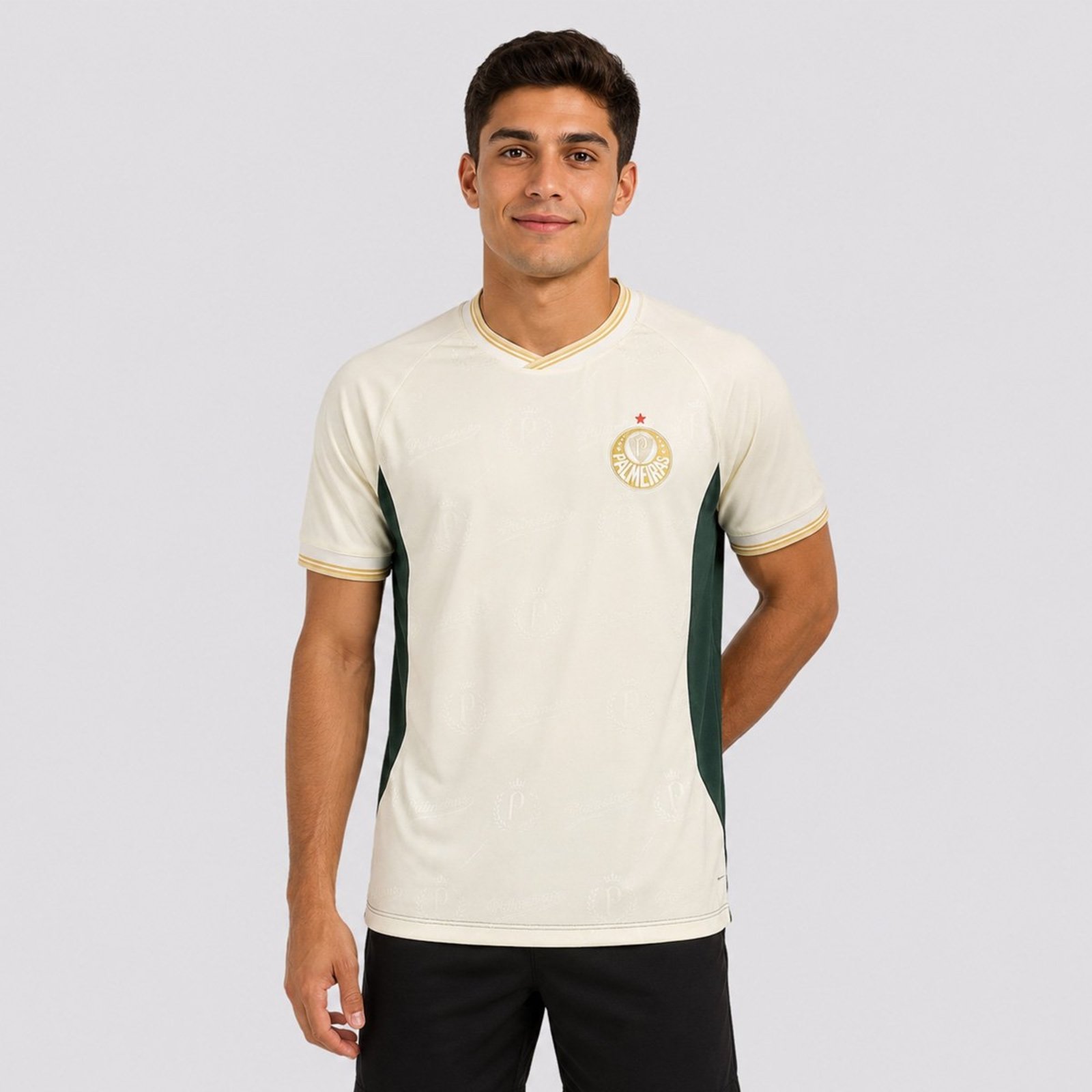 Camisa Palmeiras Legado Off White e Verde