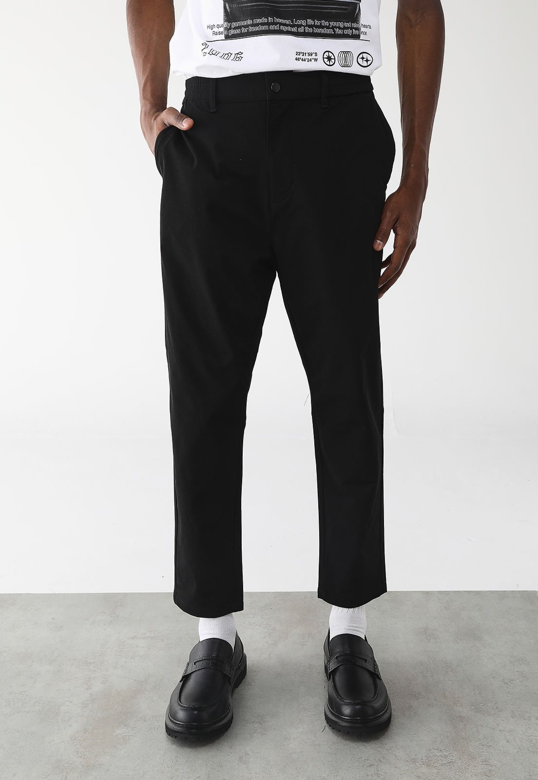 Calça John John Slim Lisa Preta