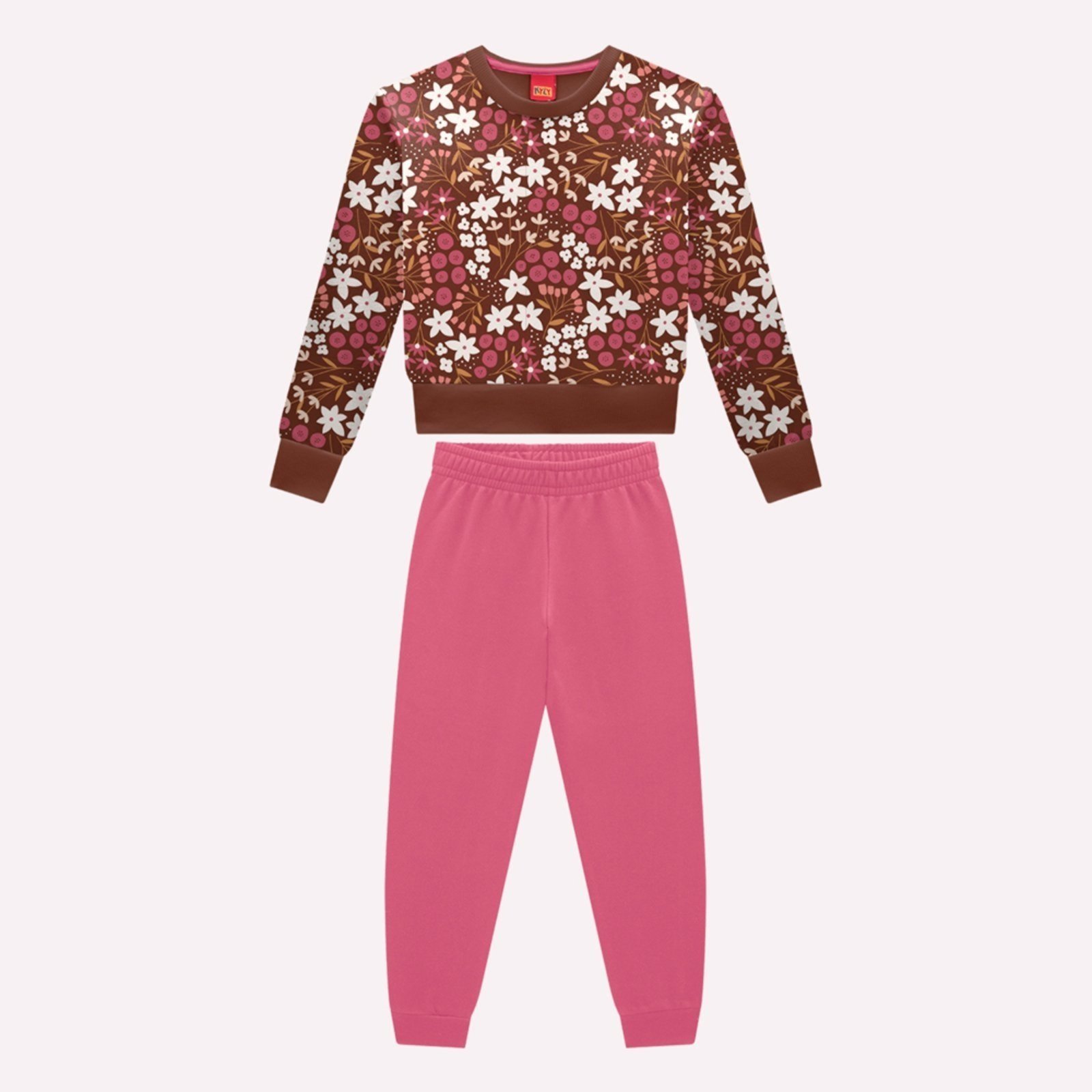 Infantil - Conjunto menina Flores Kyly