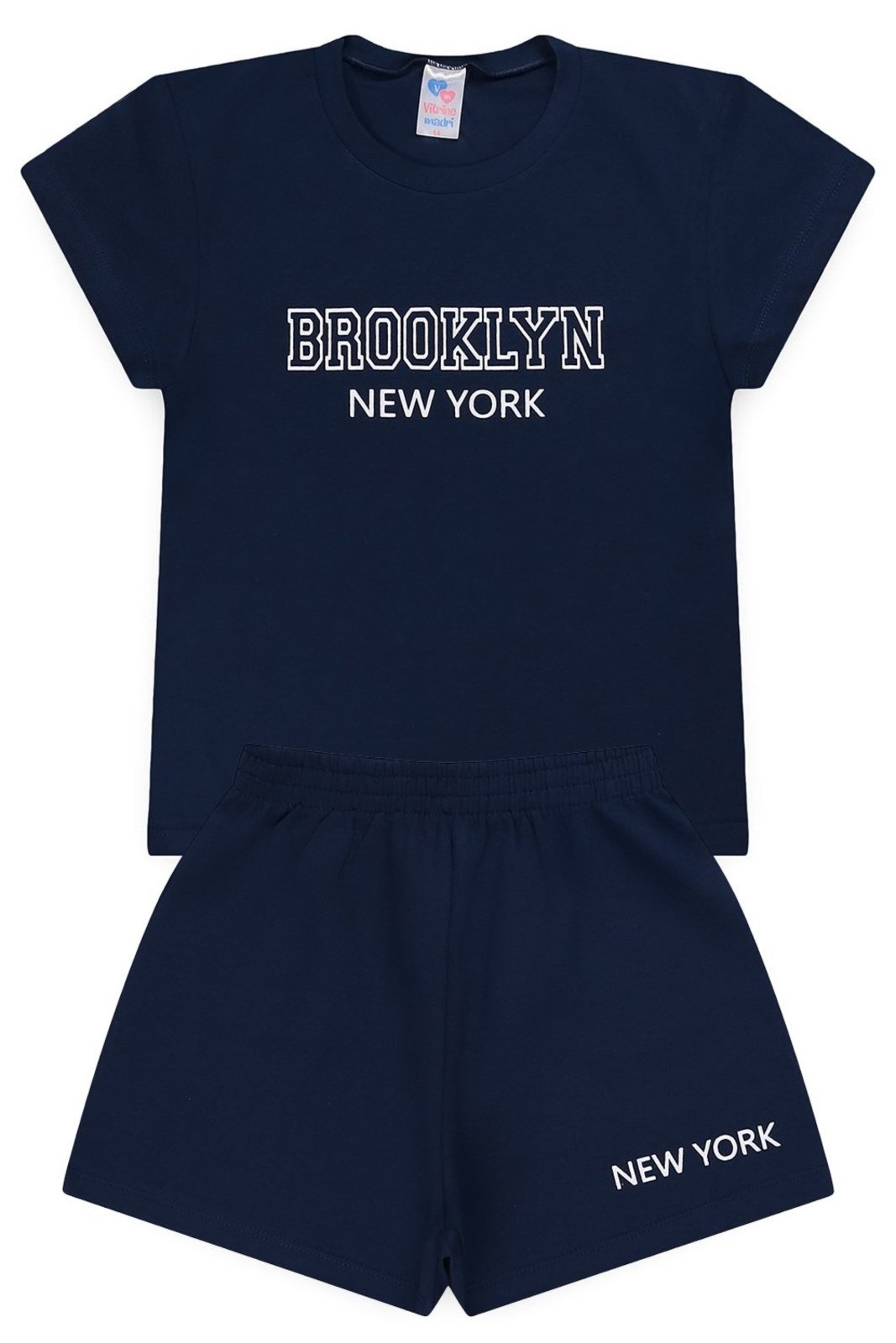 Infantil - Conjunto Juvenil Verão Feminino Brooklyn New York
