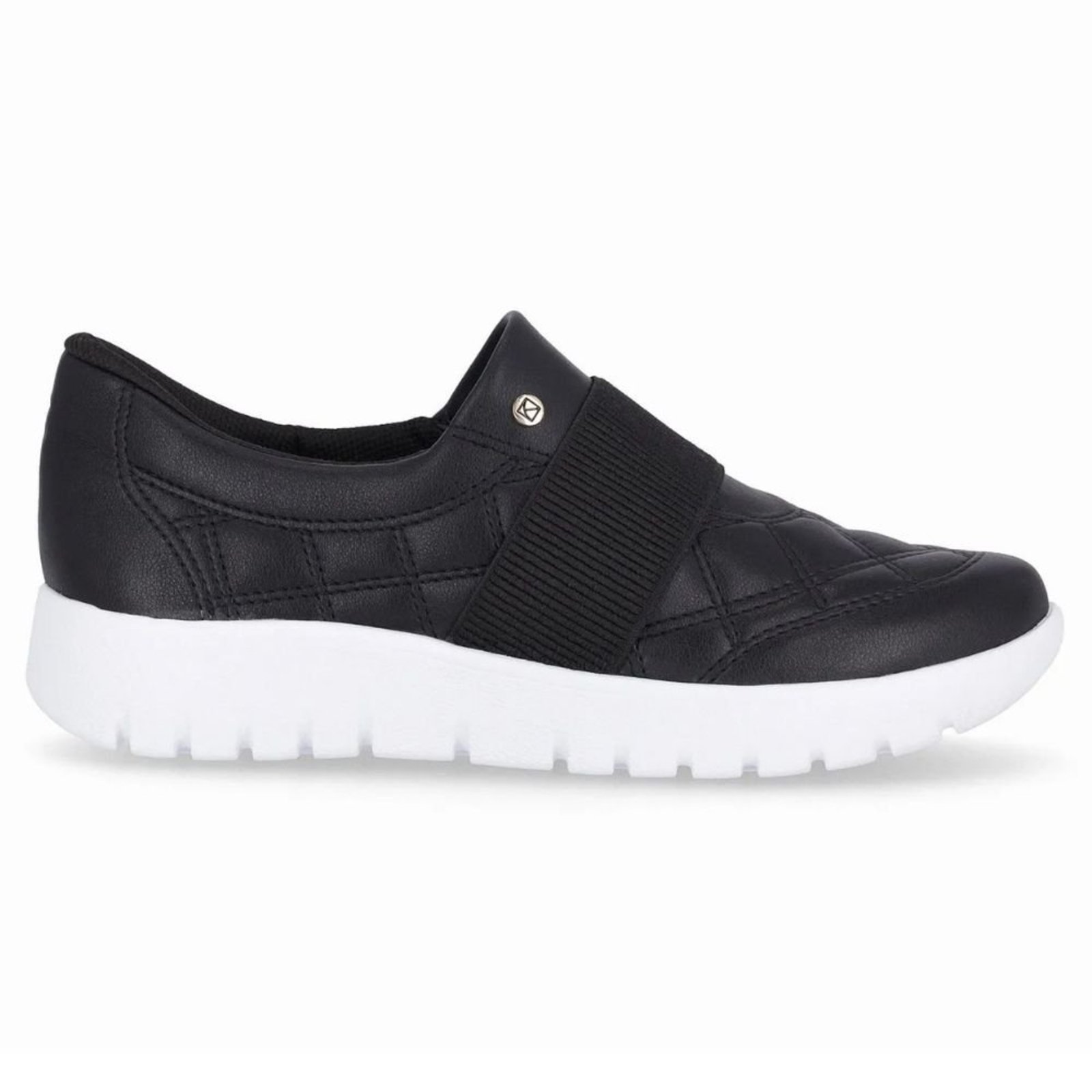 Tênis Casual Feminino Slip On Vicky Preto Piccadilly 950048-01