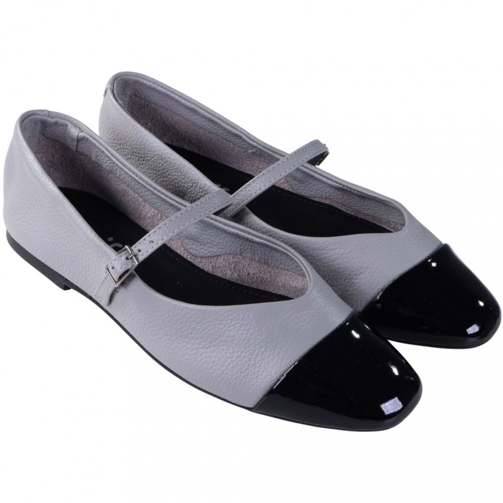 Vista 3 Sapatilha Feminina Zariff 2274-1605 Zariff cinza Zariff cinza