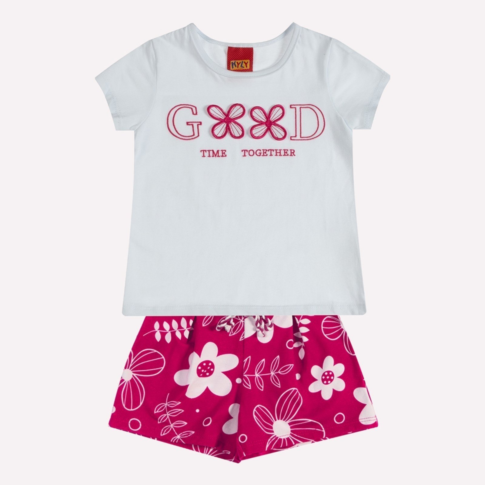 Infantil - Conjunto Menina Bordado Kyly