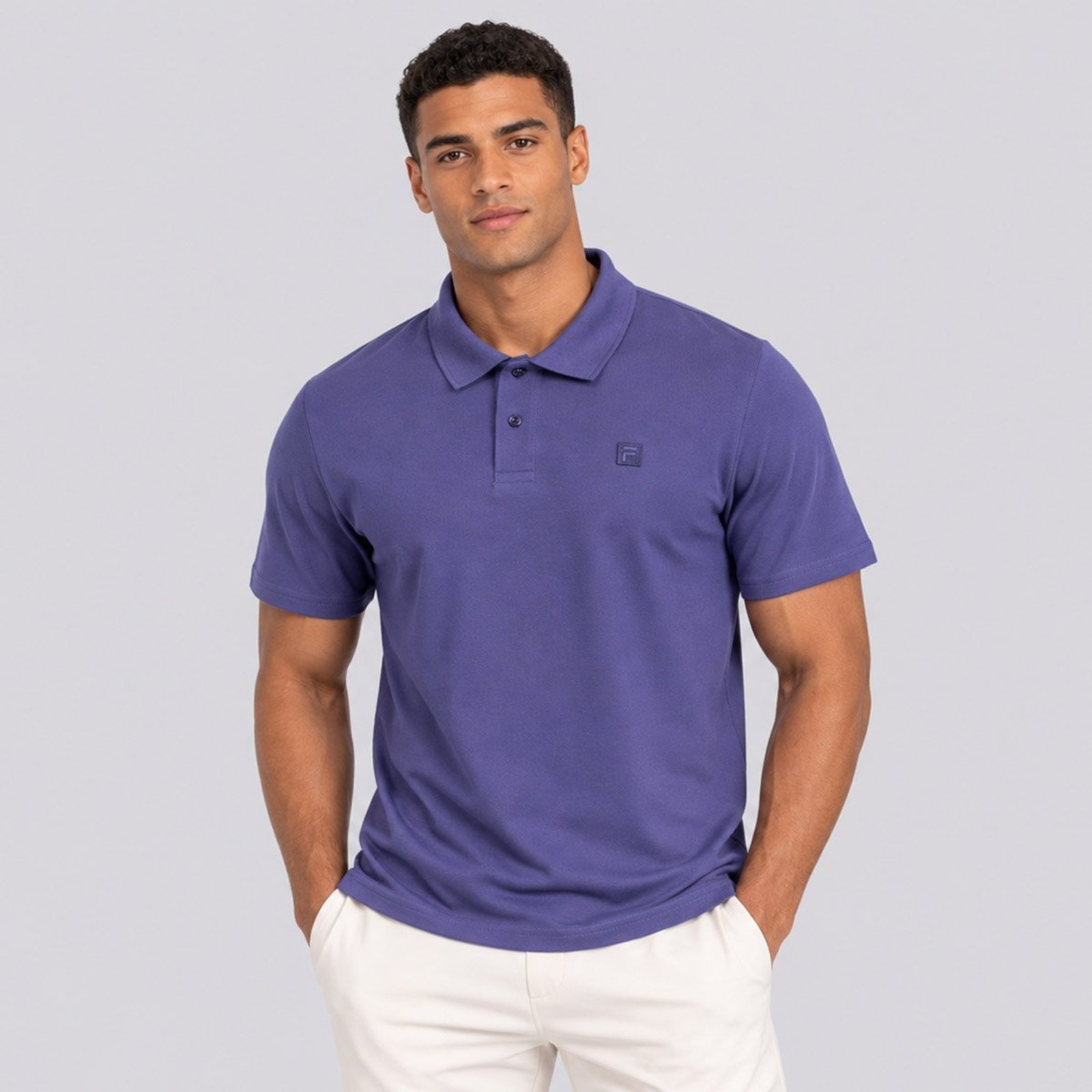 Polo Fila Regular F-Box Marinho