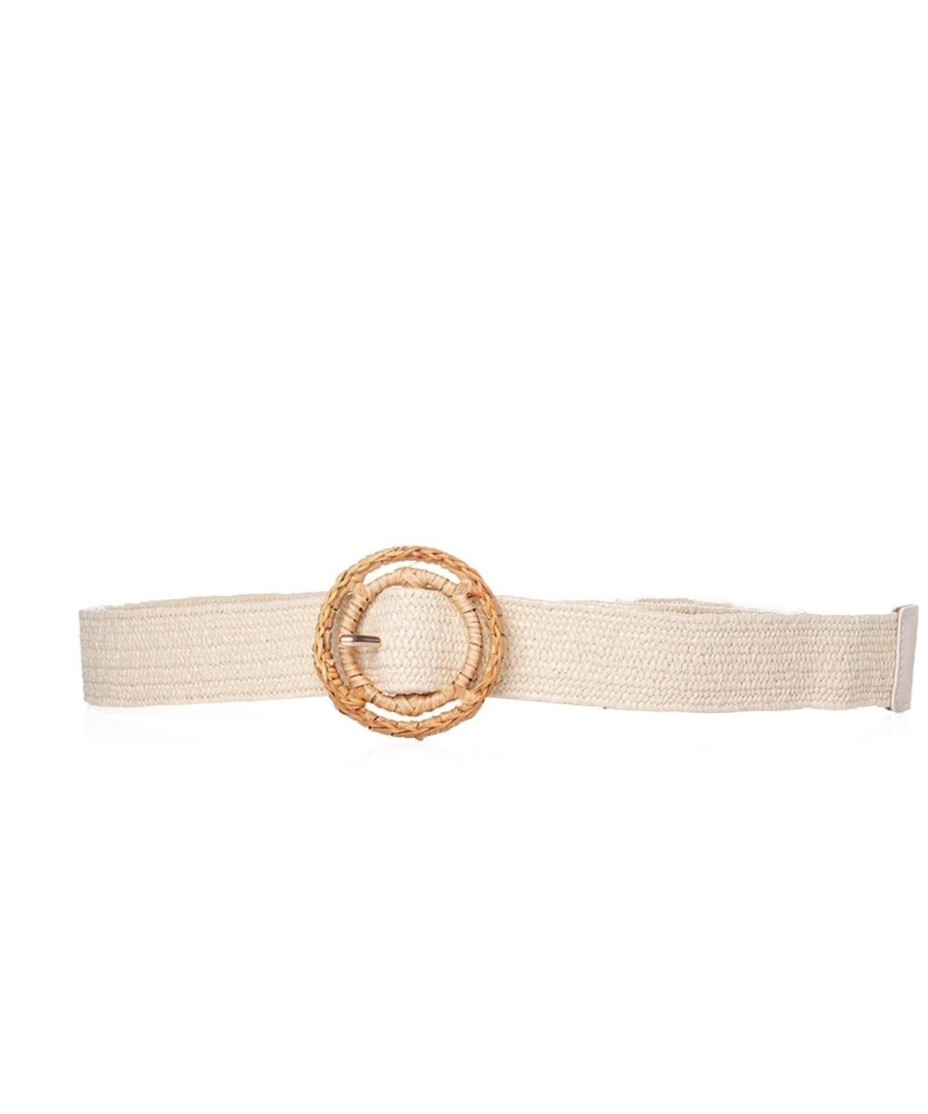 Vista 2 Cinto Elástico Feminino Pixolé Off White Incolor incolor white Pixolé incolor white