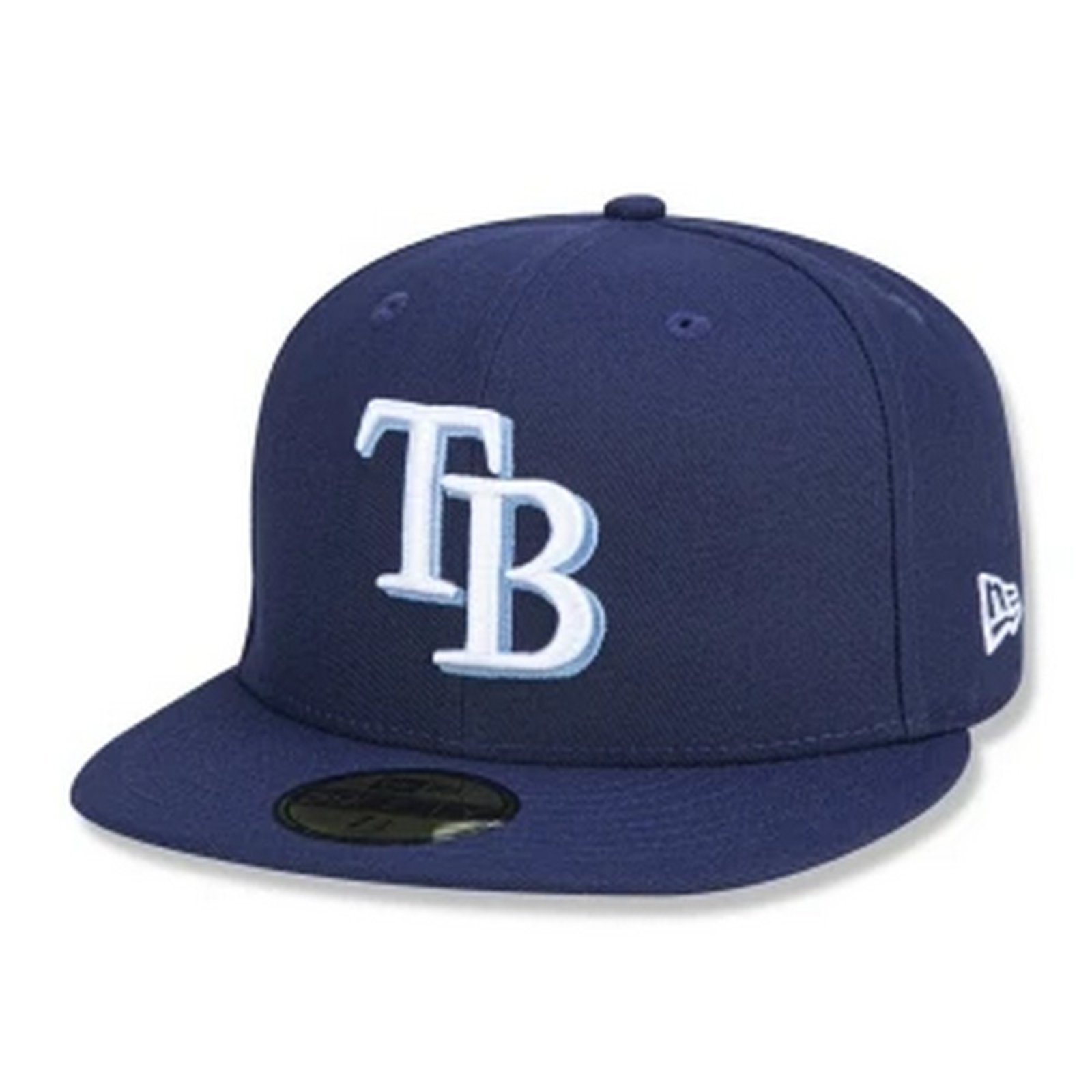 Boné New Era 59fifty Tampa Bay Rays Aba Reta Fitted Marinho